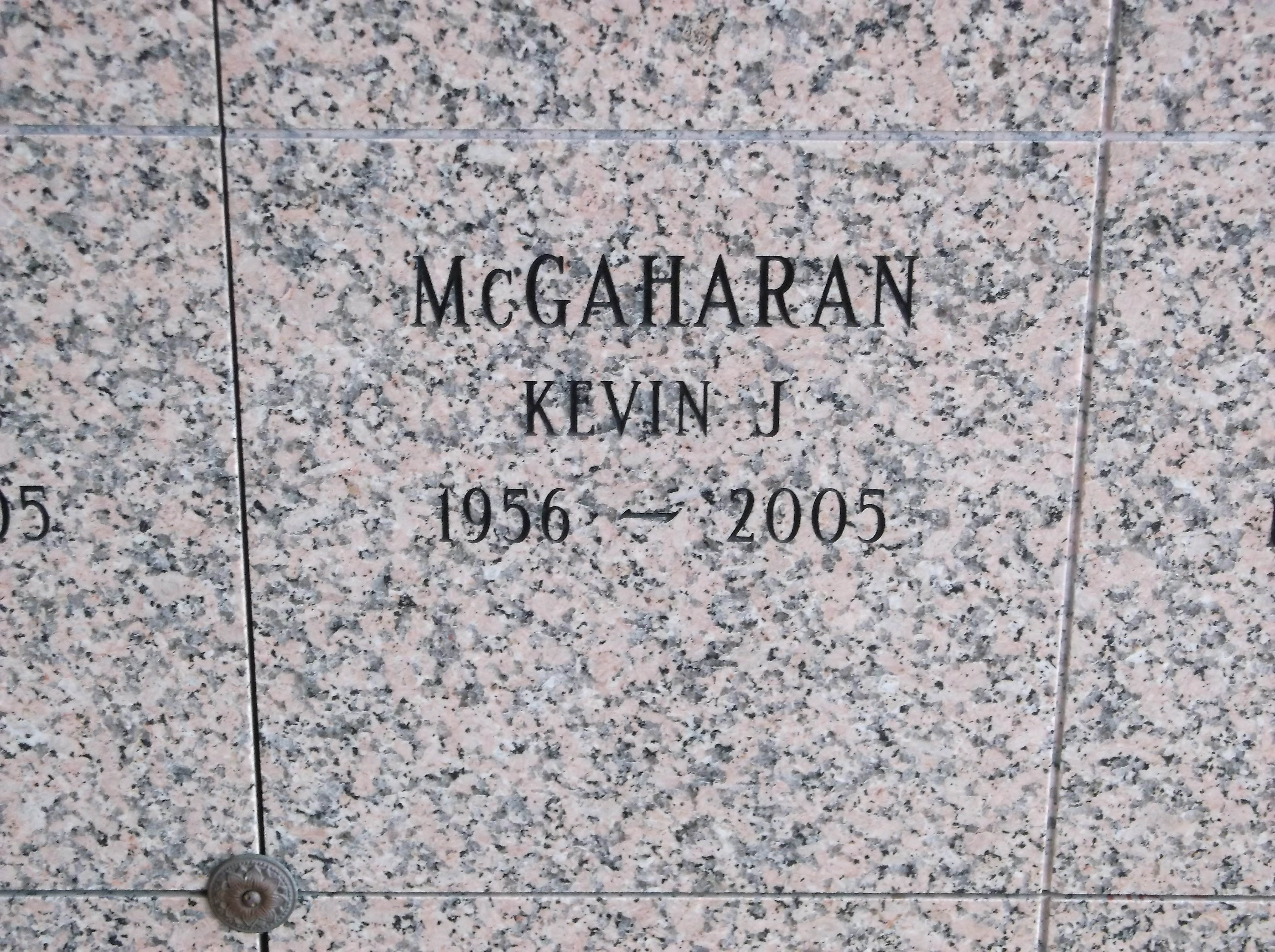 Kevin J McGaharan