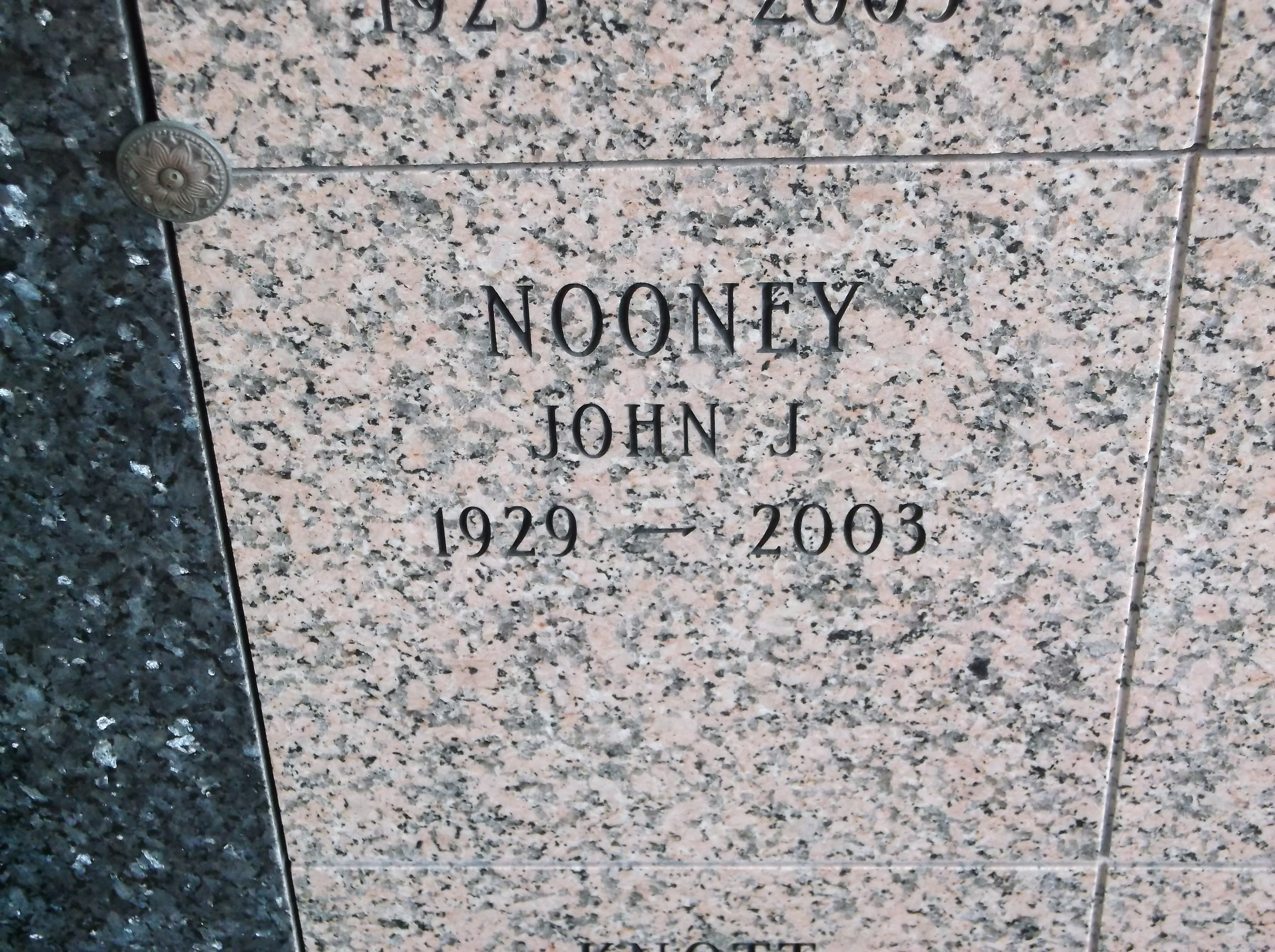 John J Nooney