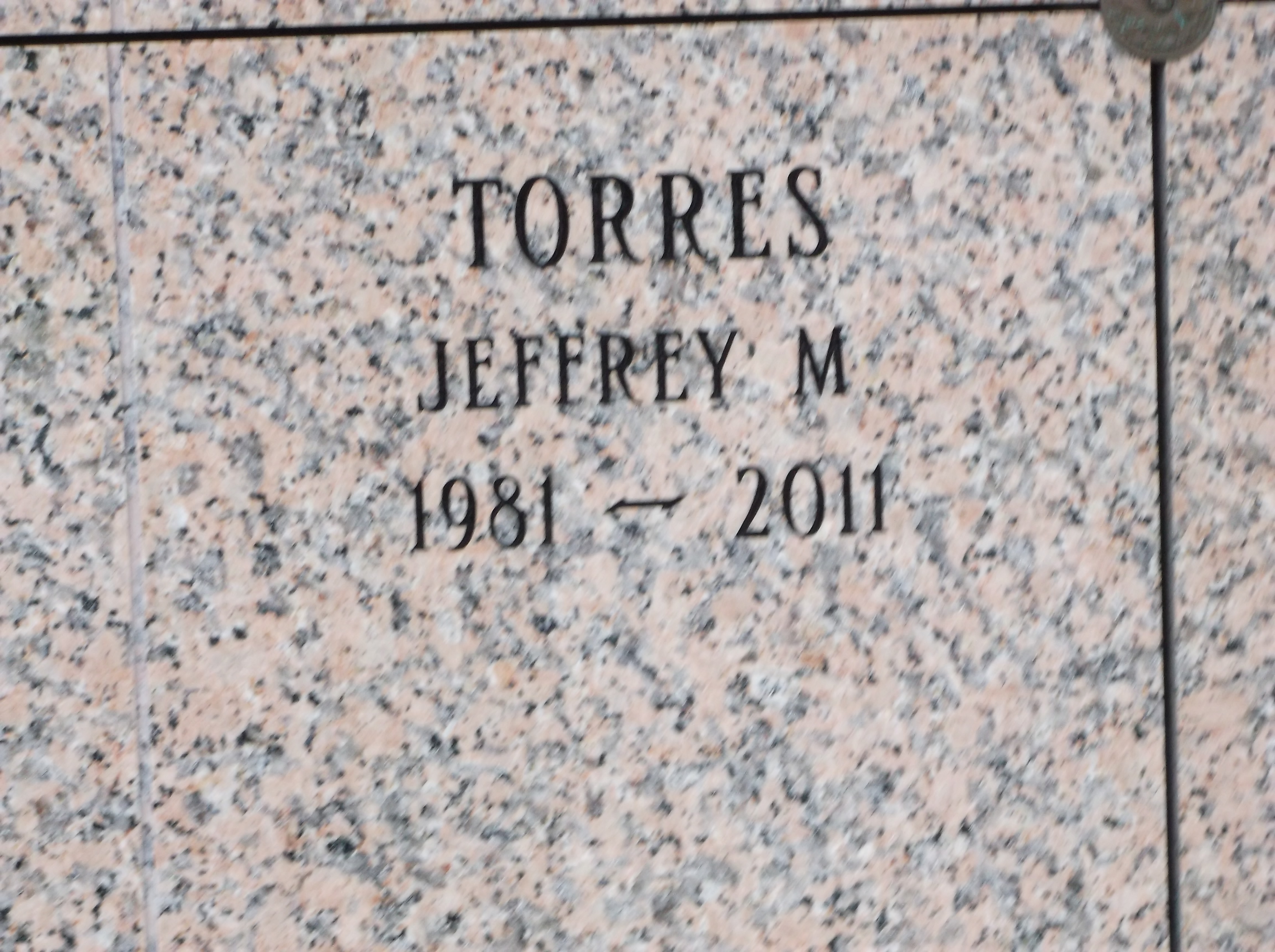 Jeffrey M Torres