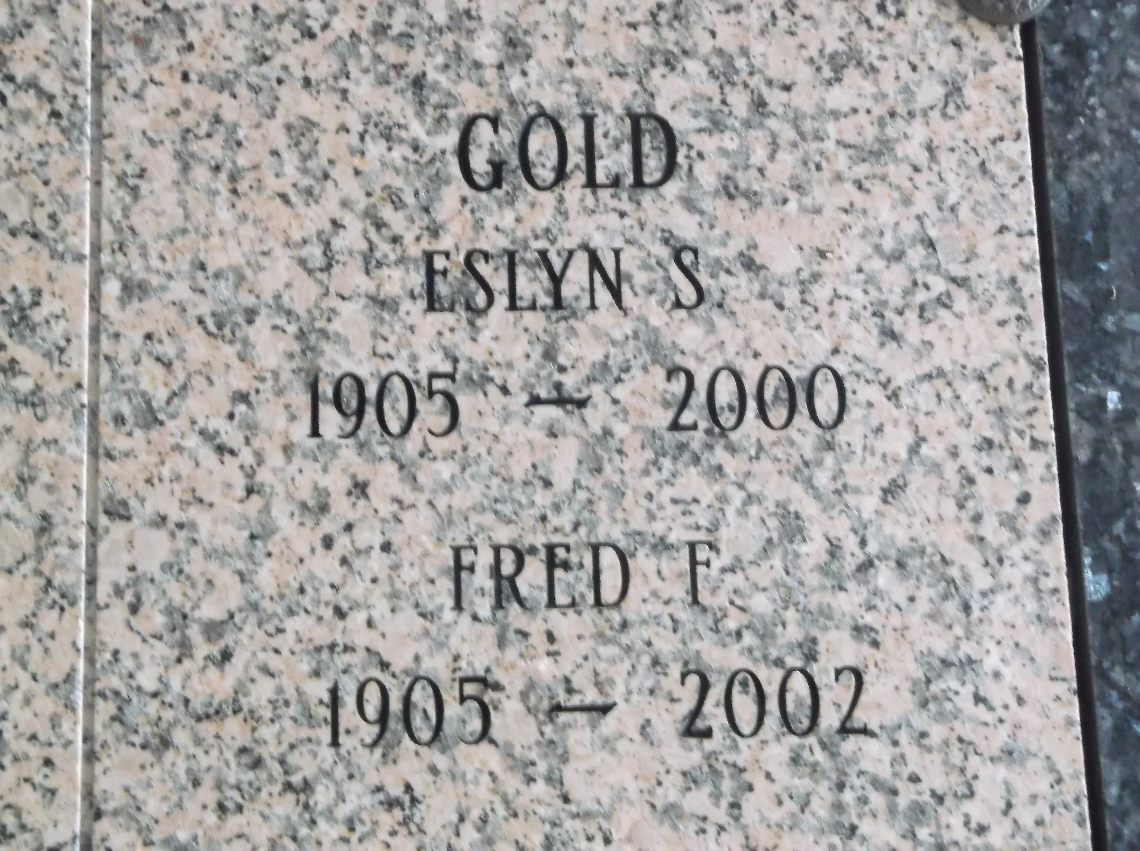 Eslyn S Gold