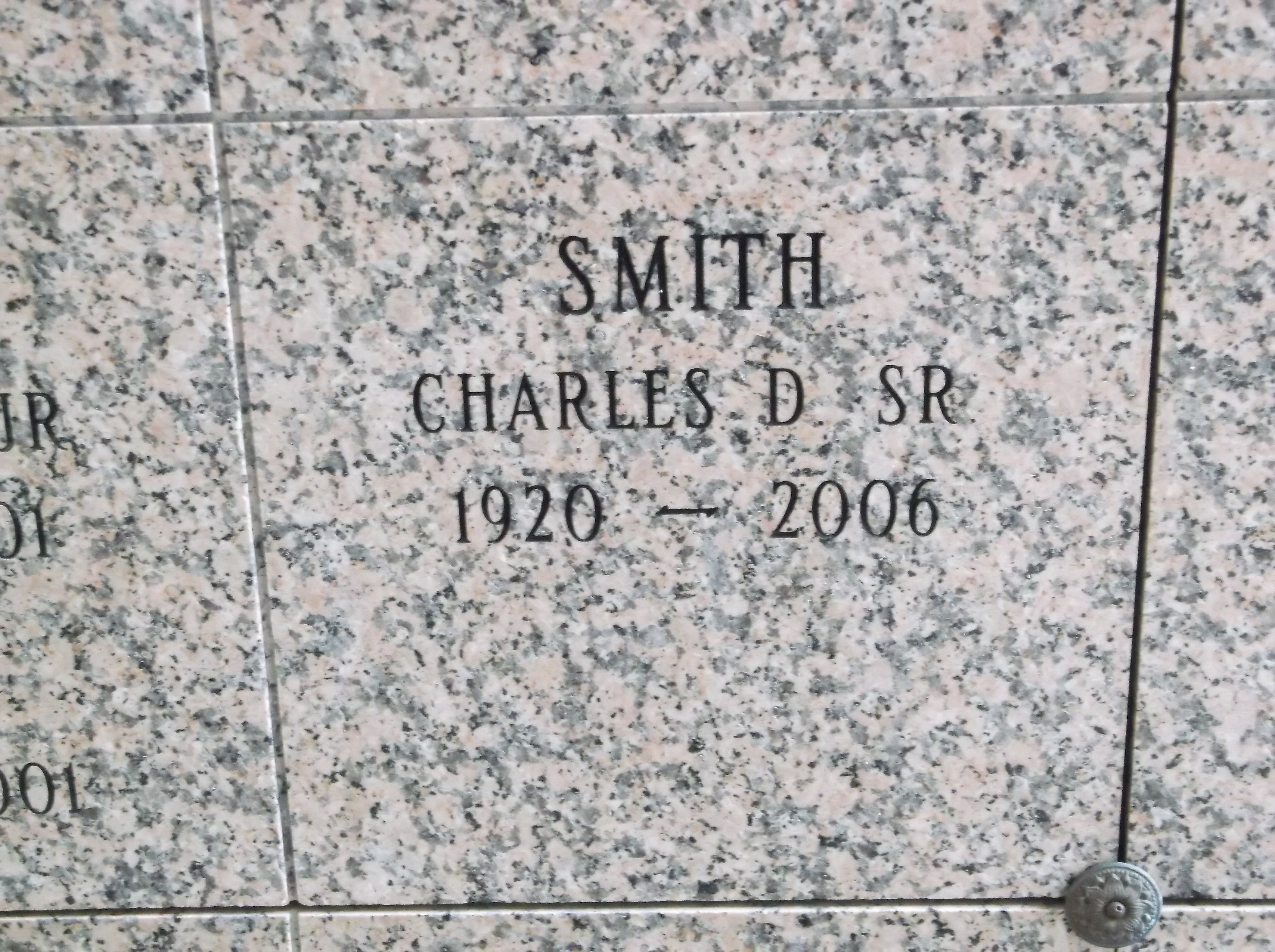 Charles D Smith, Sr
