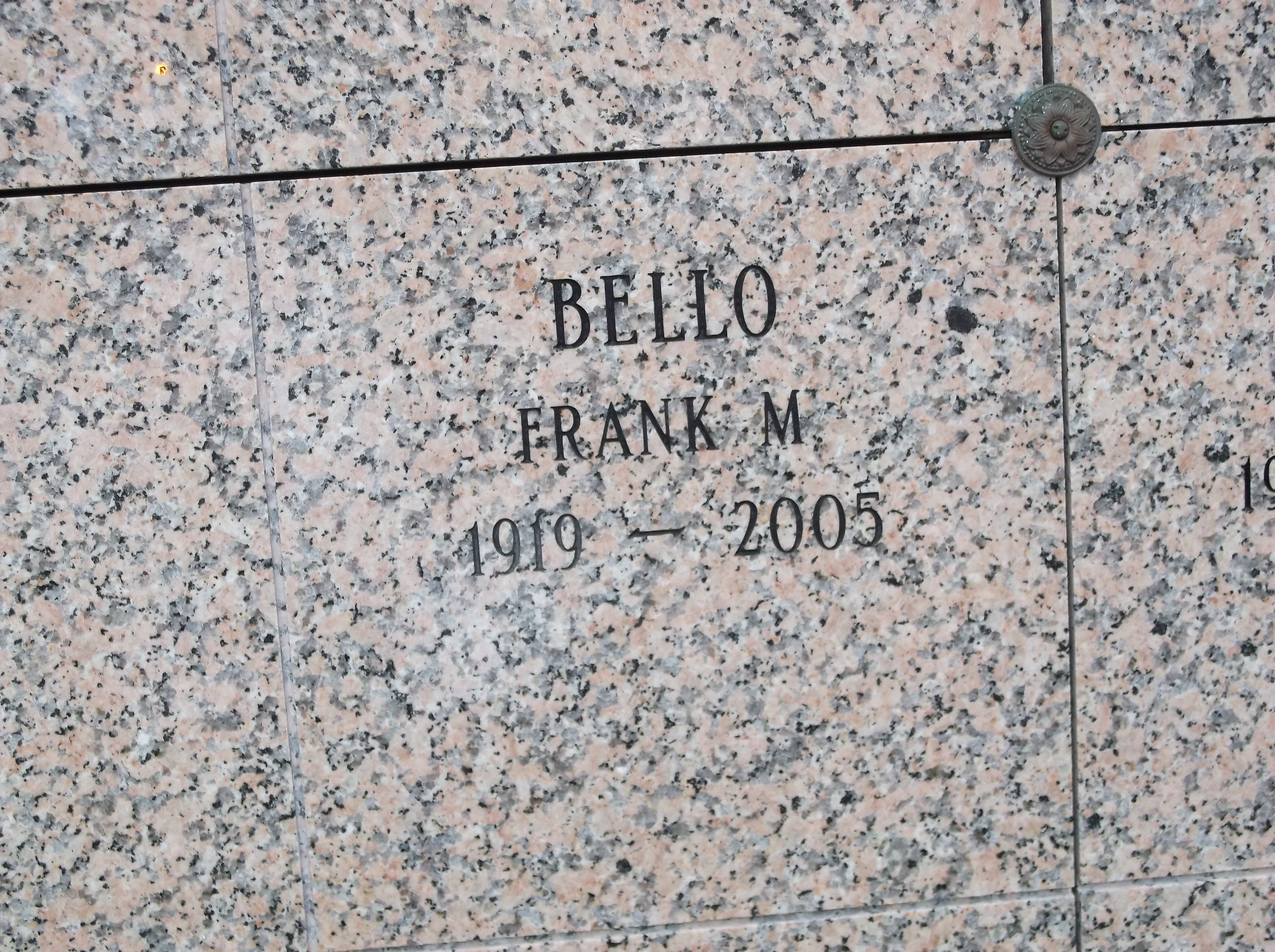 Frank M Bello