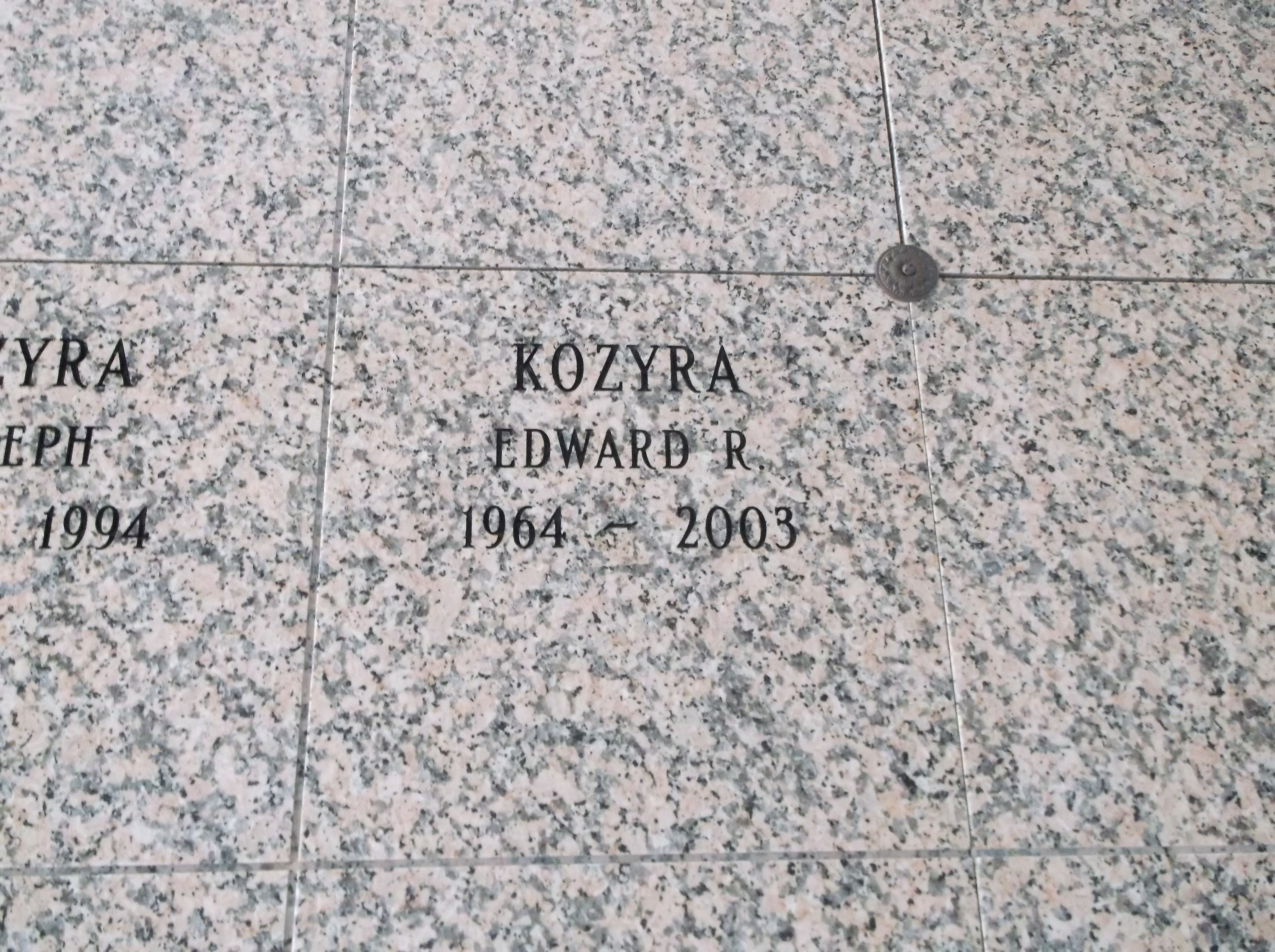 Edward R Kozyra