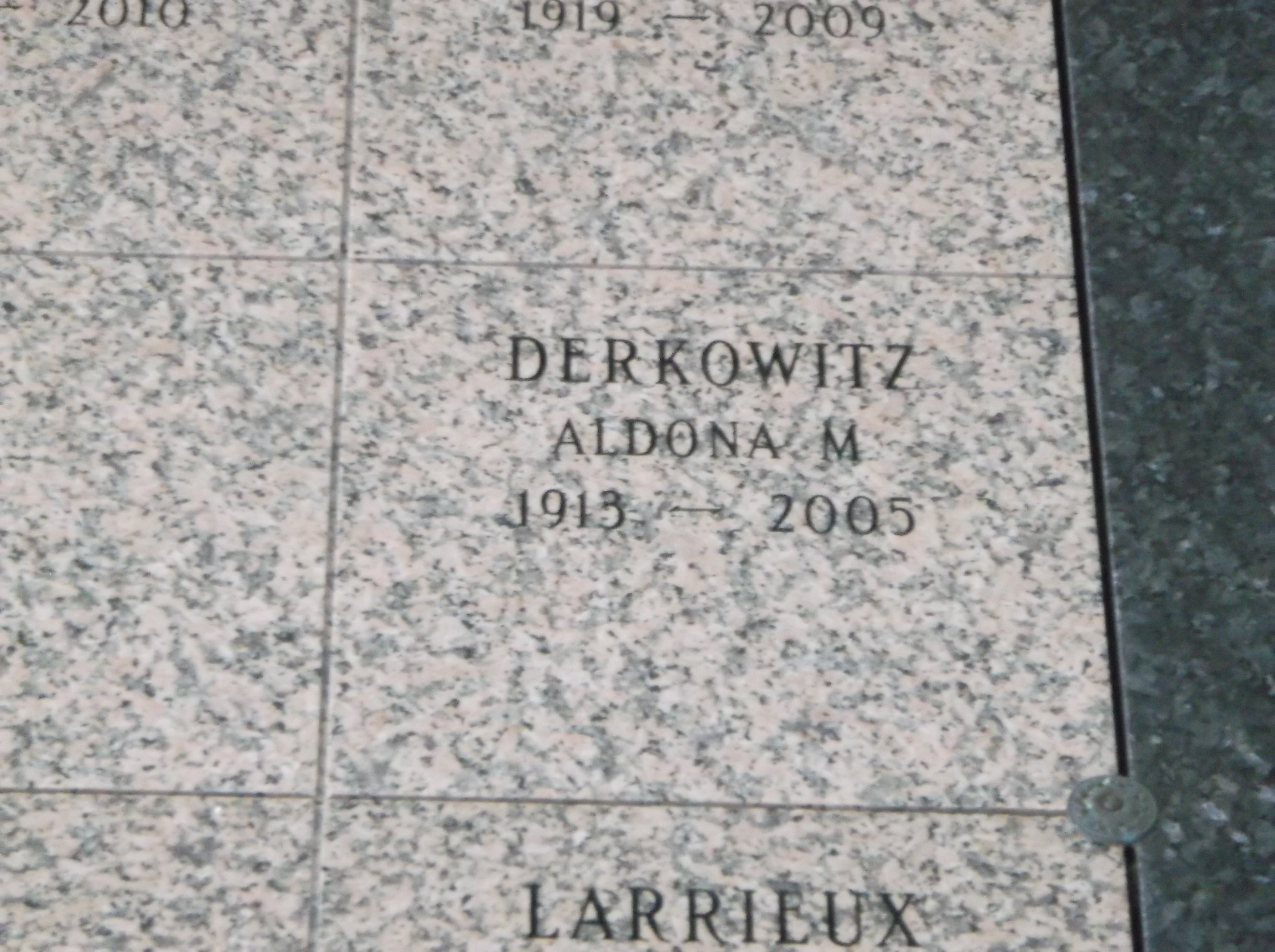 Aldona M Derkowitz