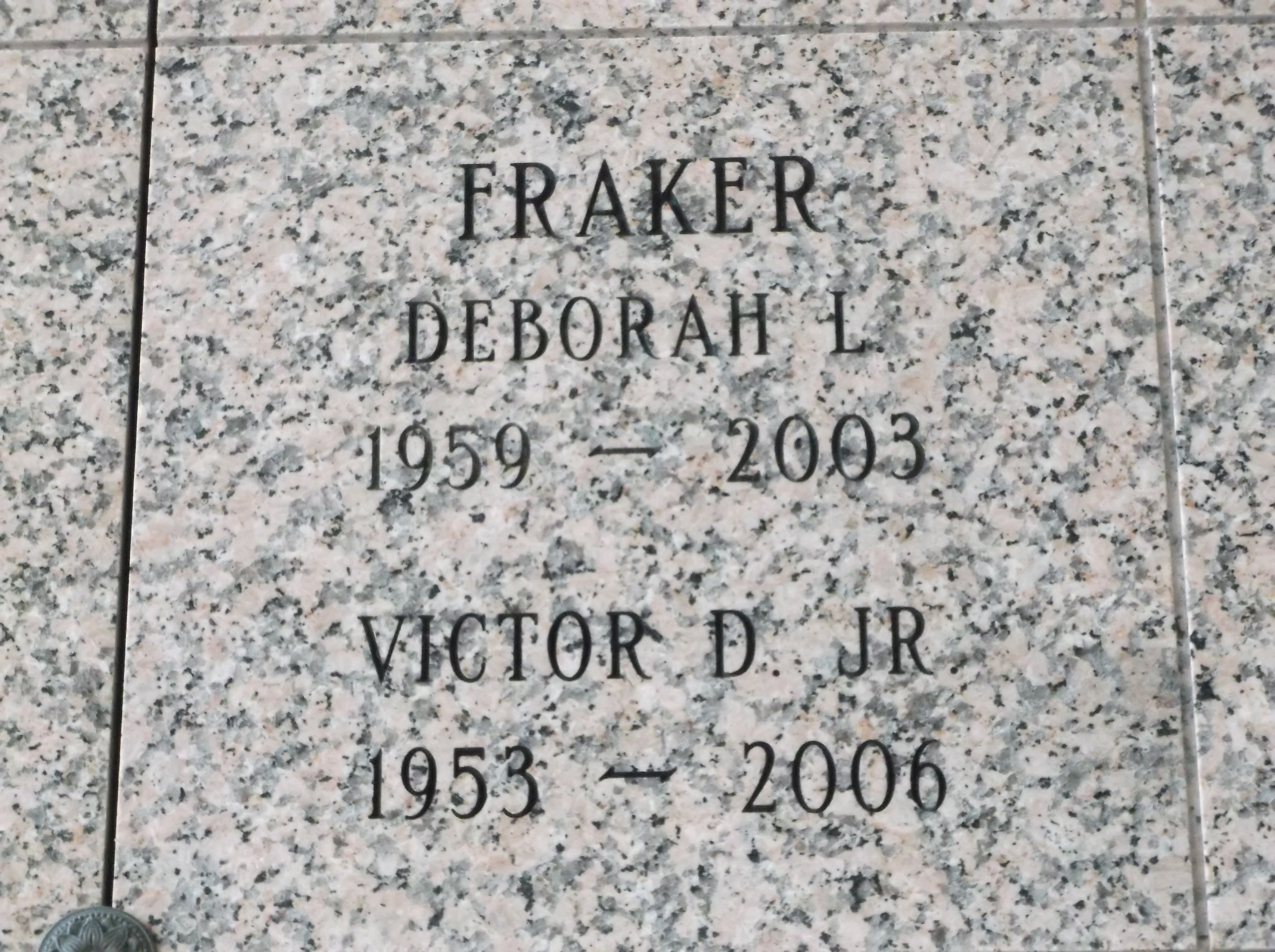 Victor D Fraker, Jr
