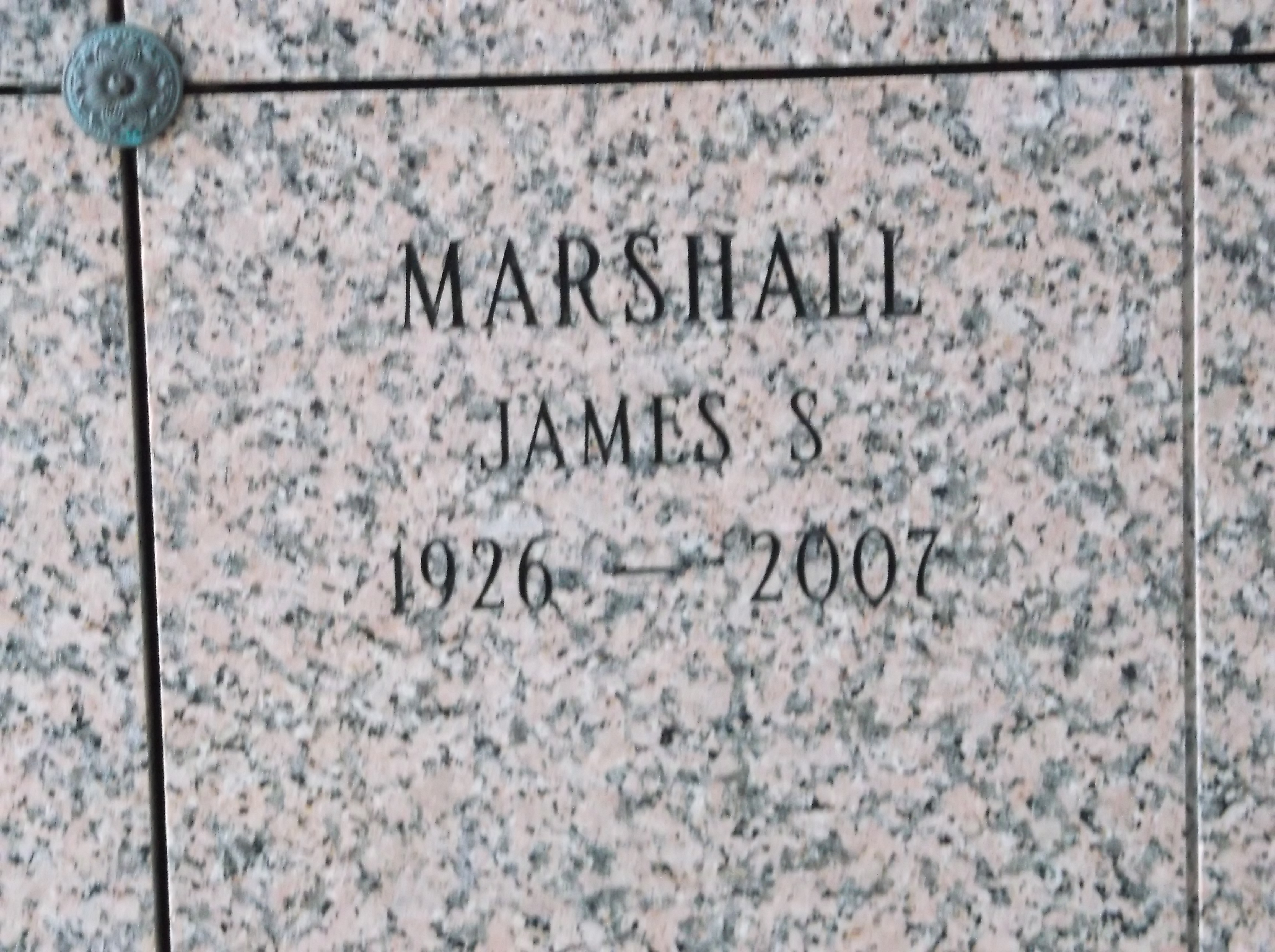 James S Marshall