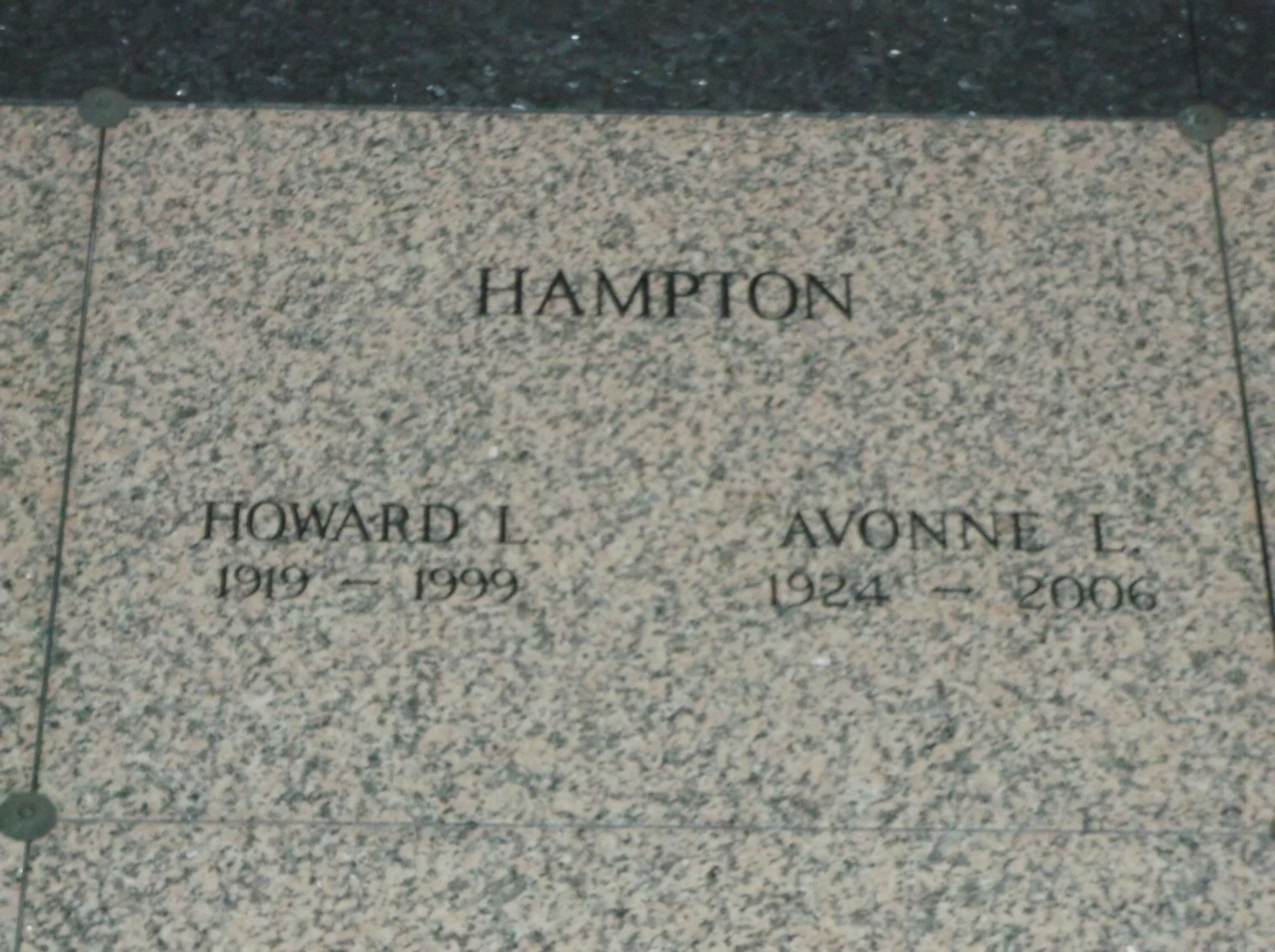 Howard L Hampton