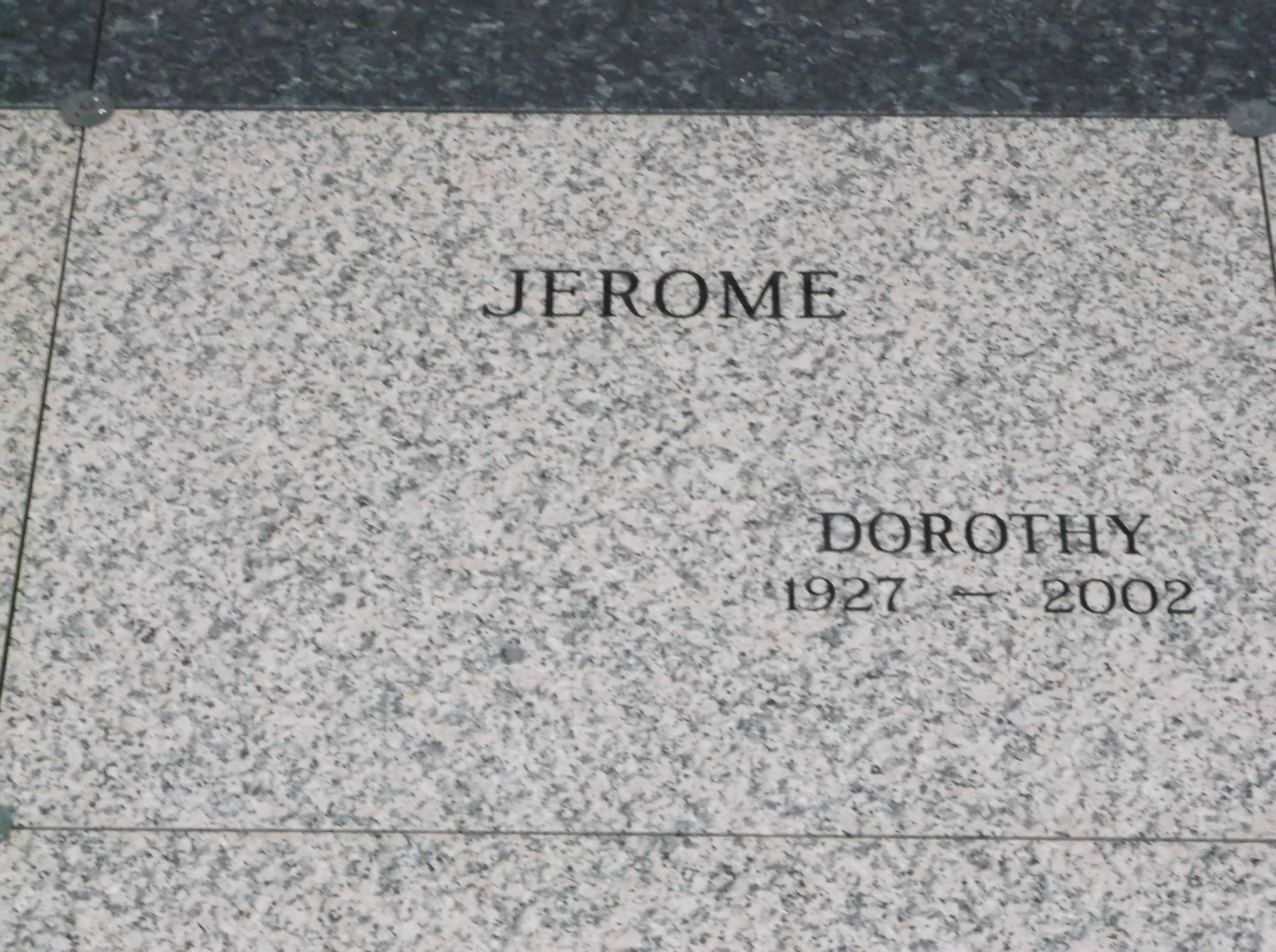 Dorothy Jerome