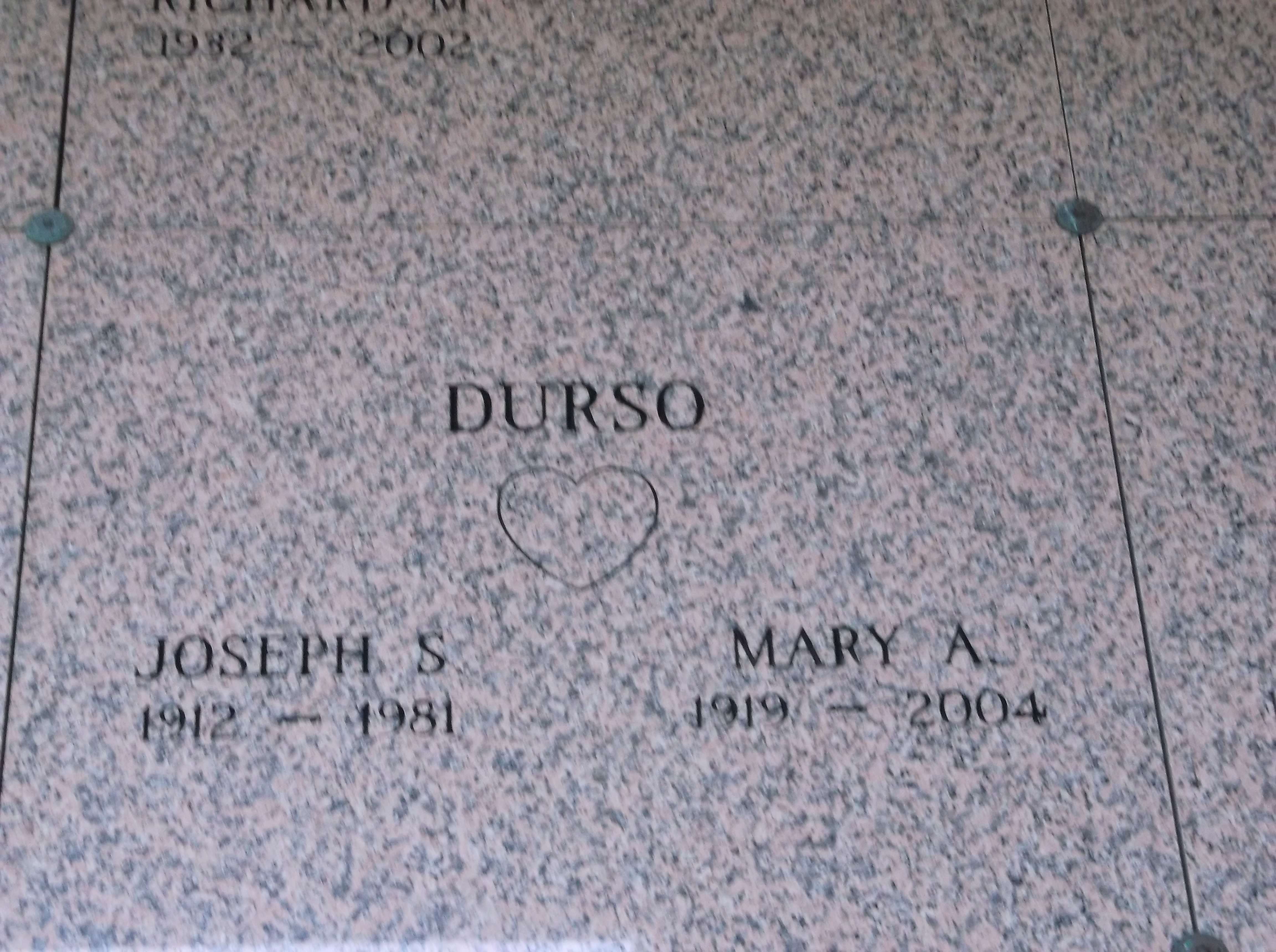 Joseph S Durso