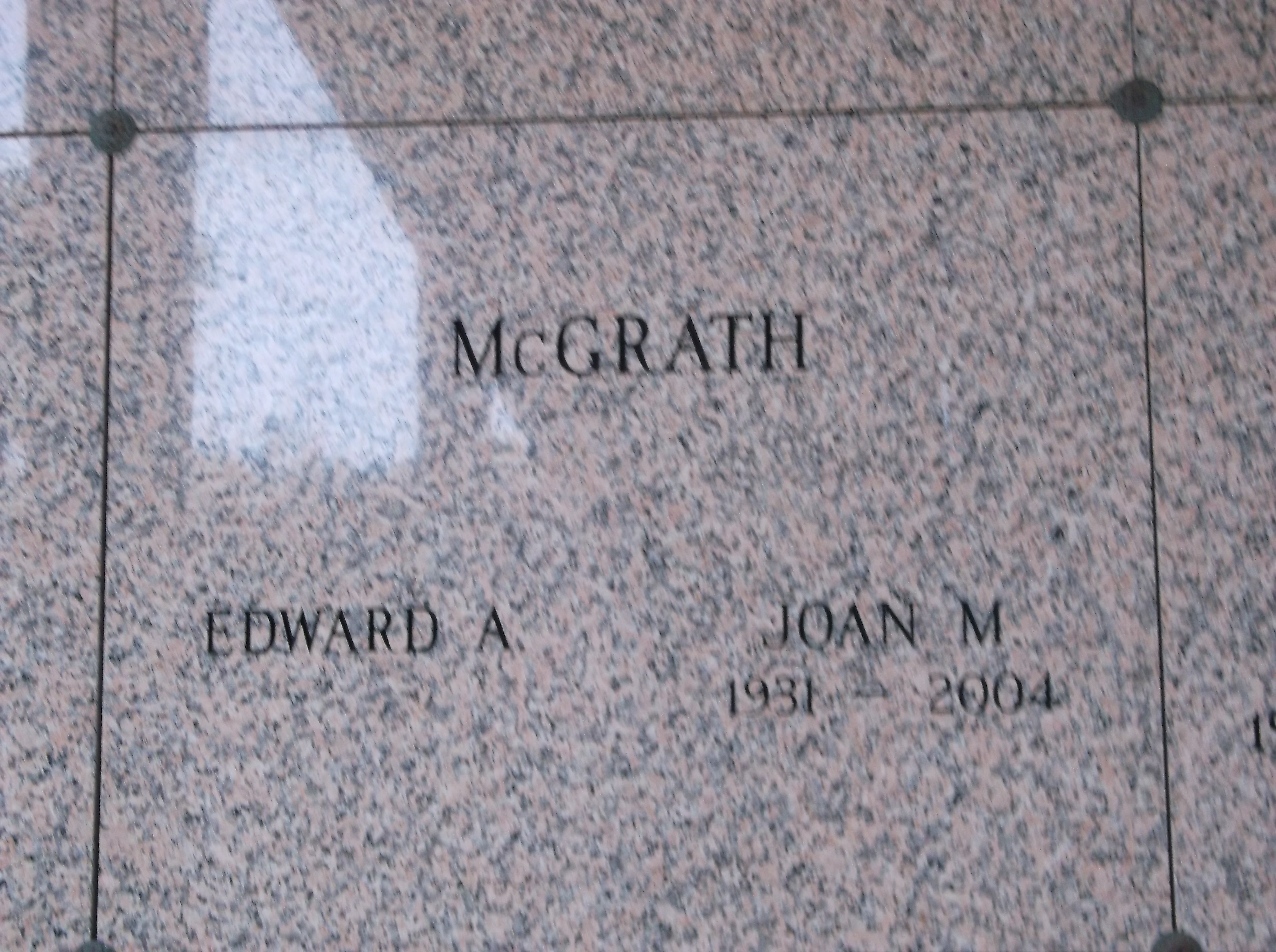 Joan M McGrath