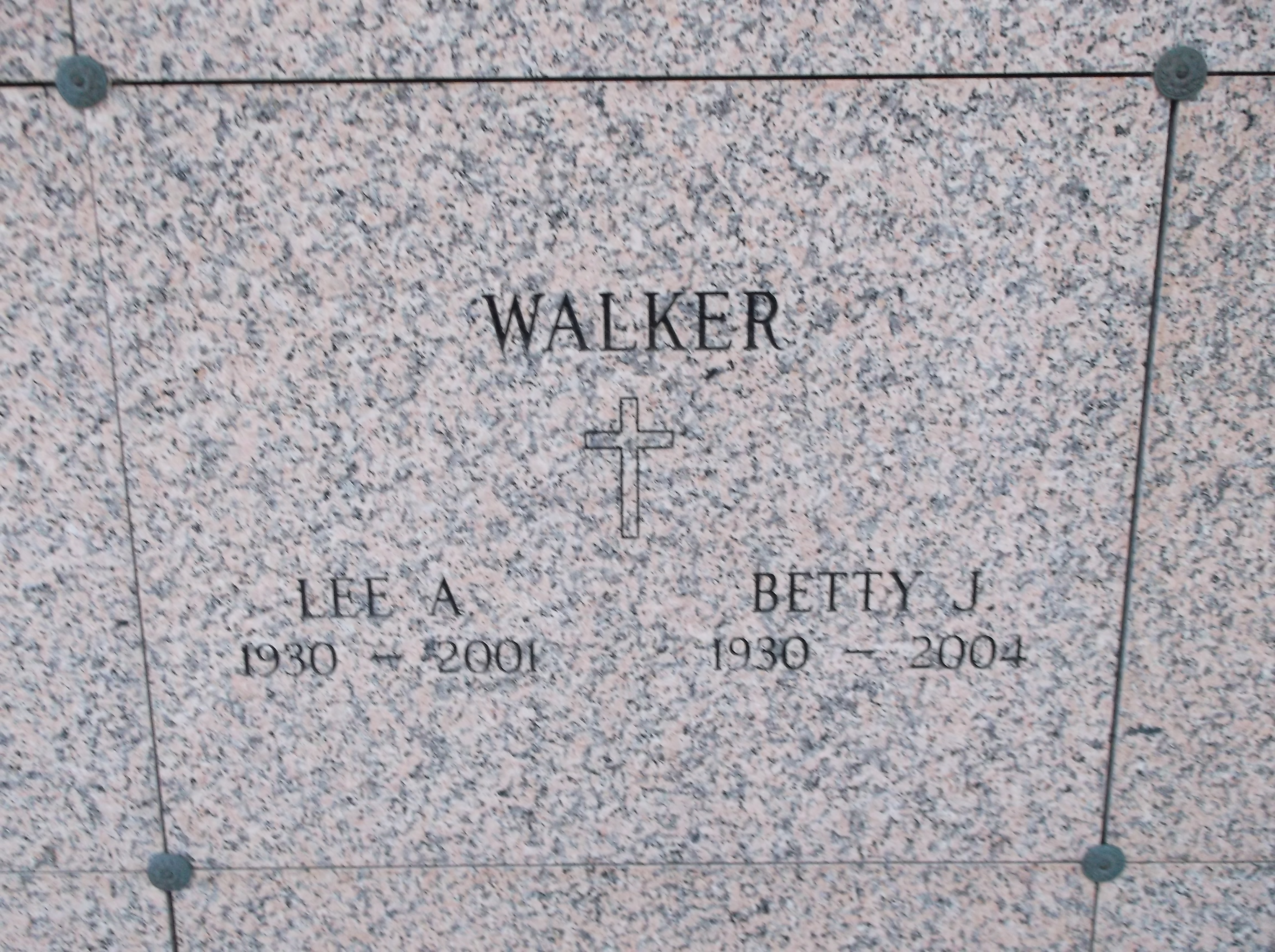 Betty J Walker