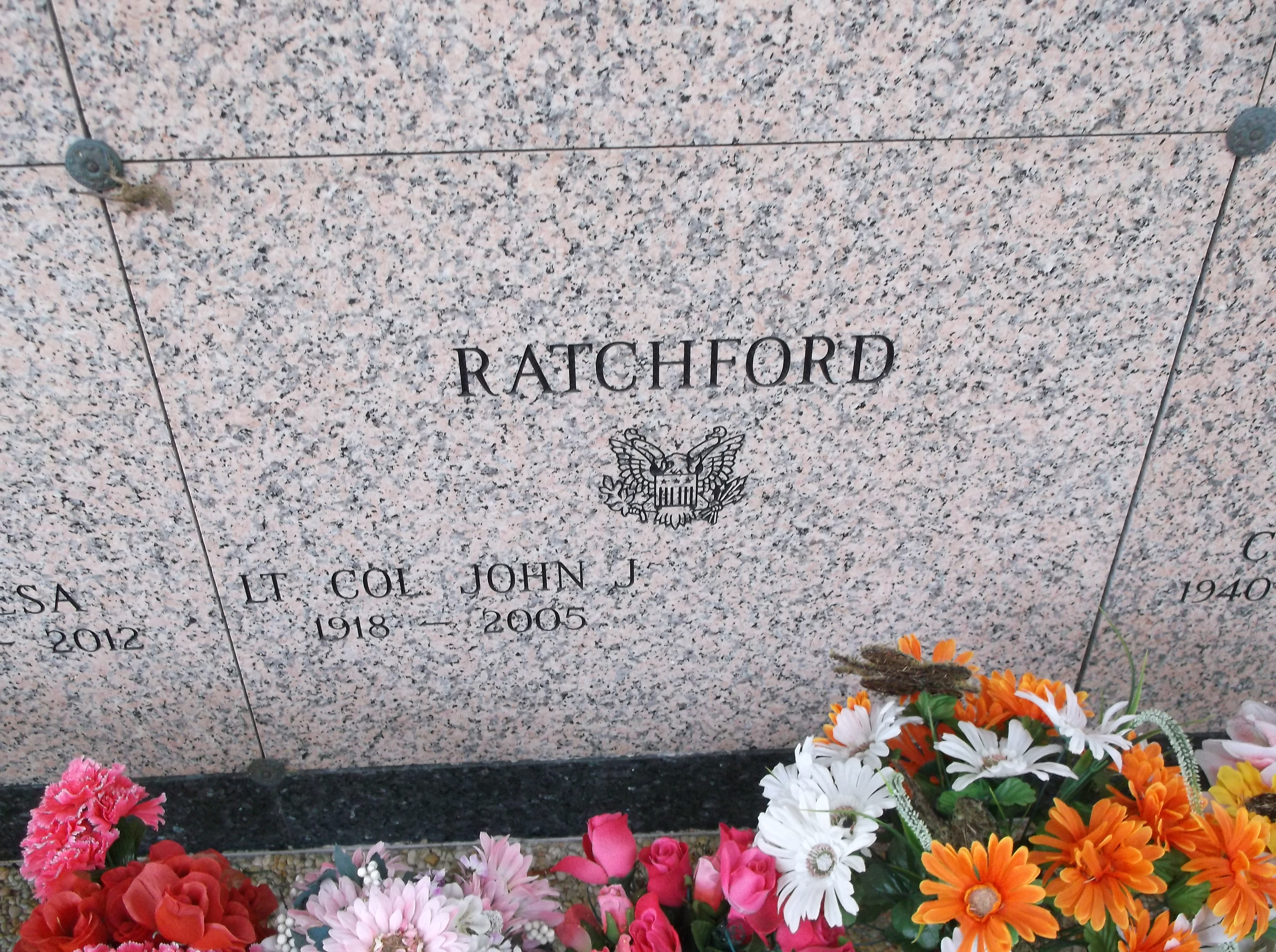 LTC John J Ratchford