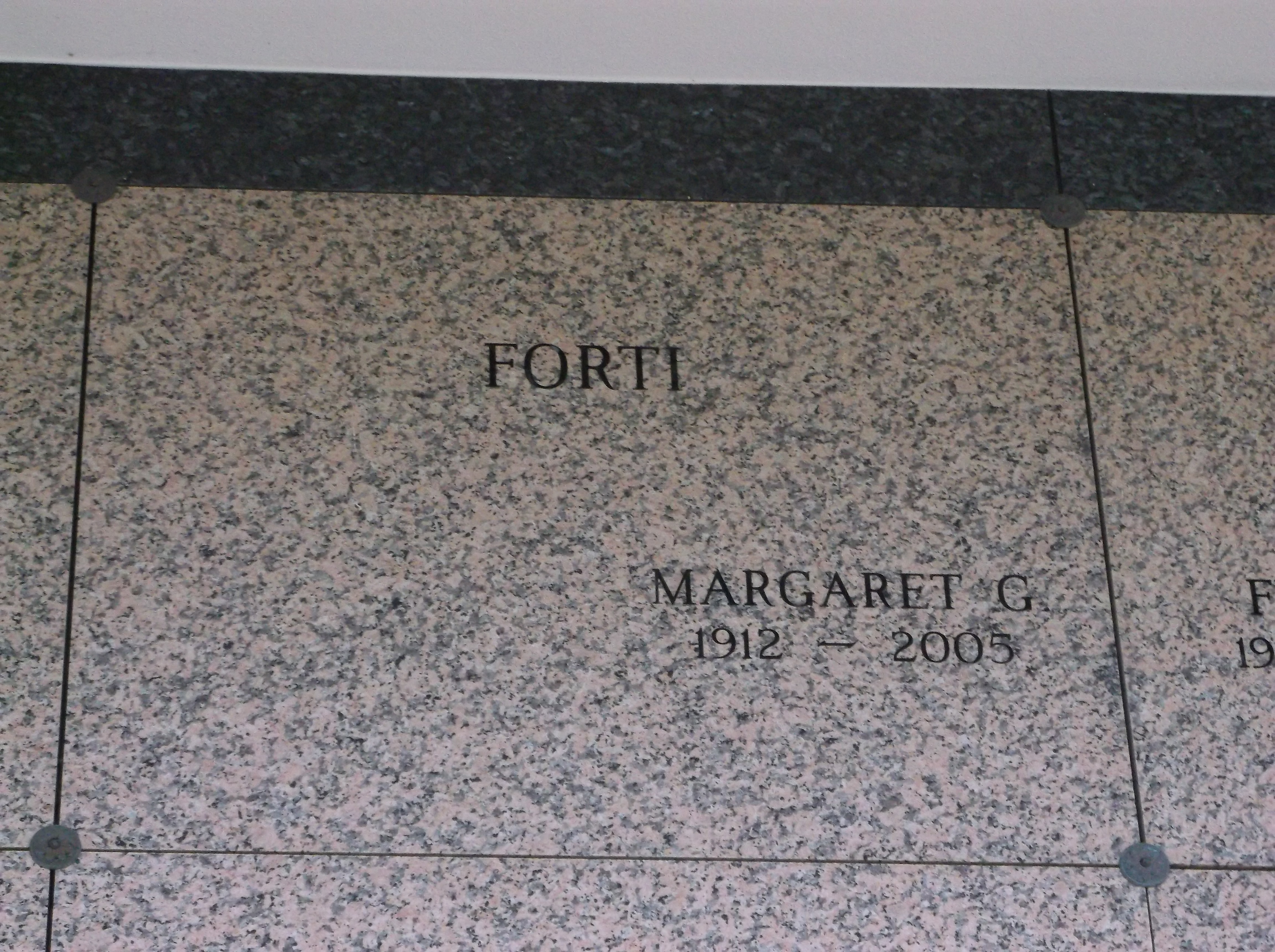 Margaret G Forti