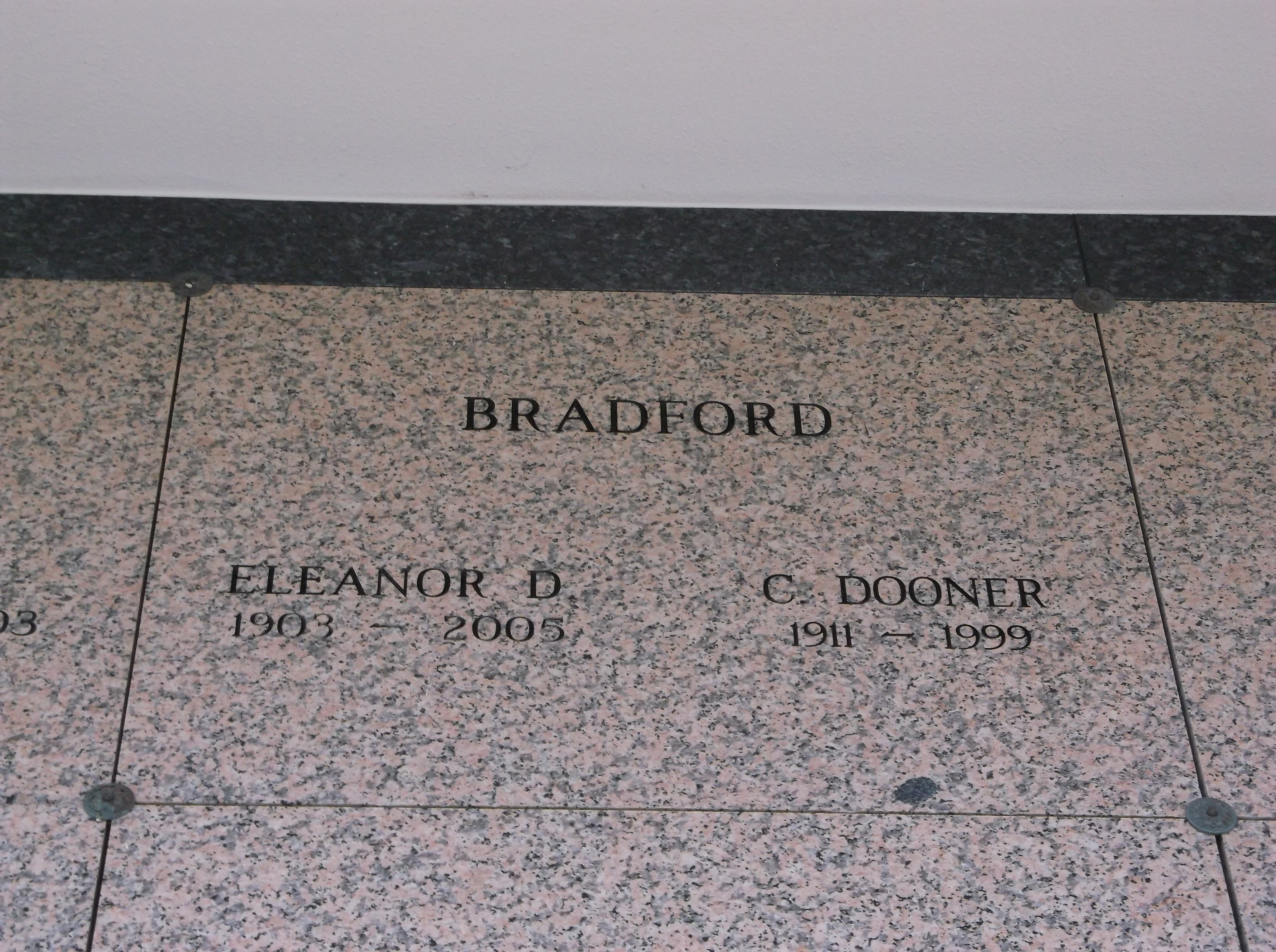 Eleanor D Bradford