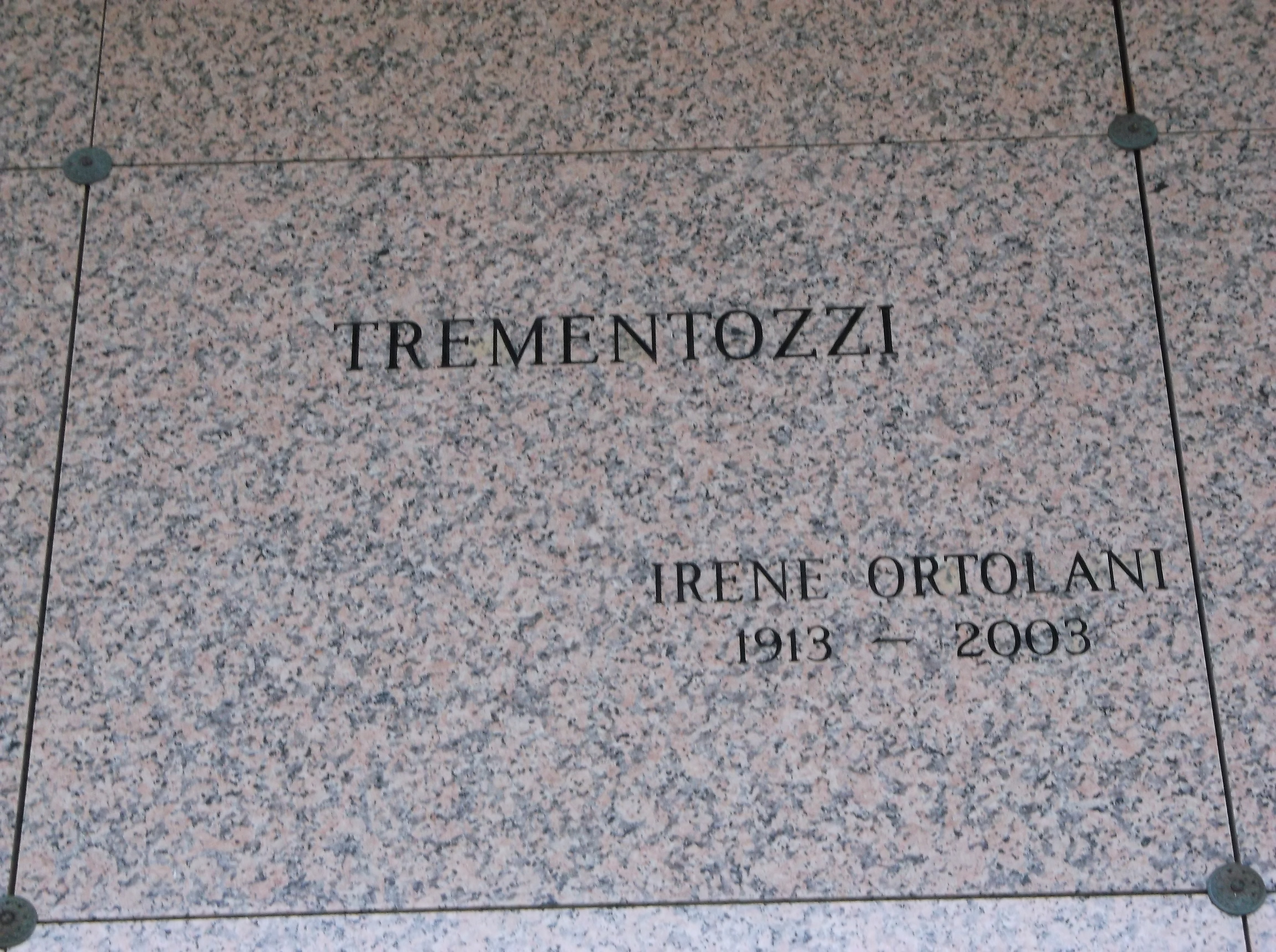 Irene Ortolani Trementozzi