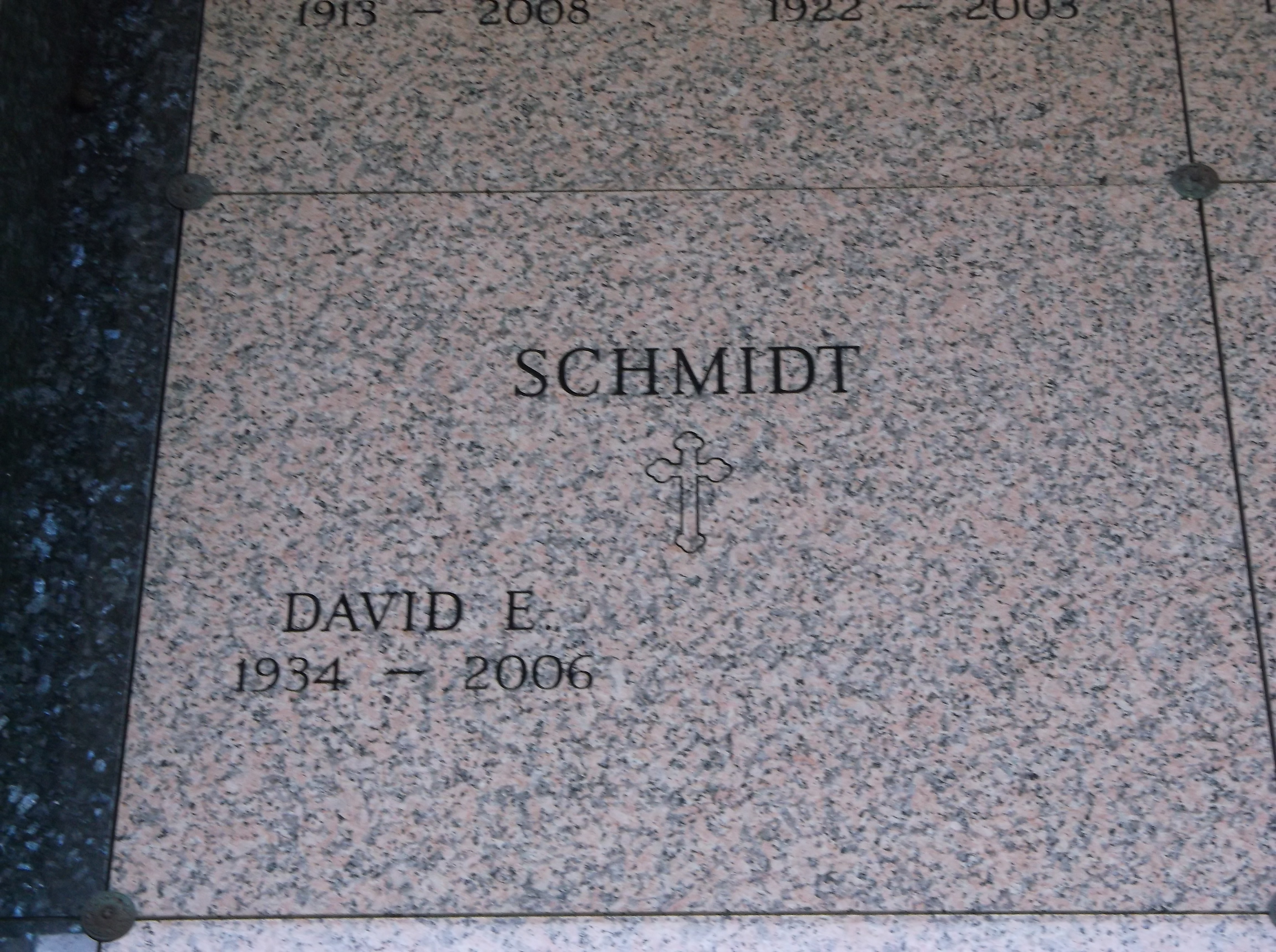 David E Schmidt