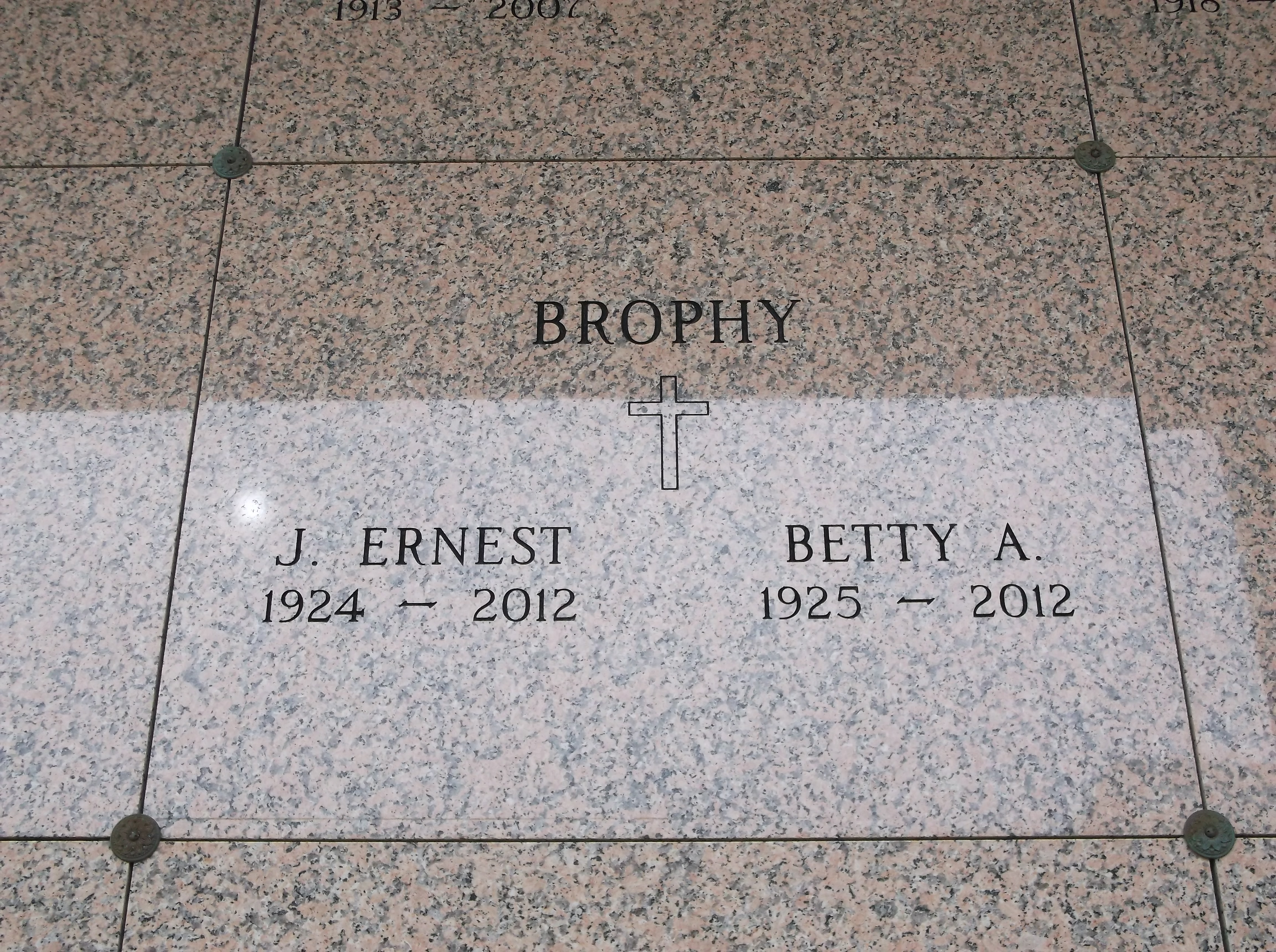 J Ernest Brophy