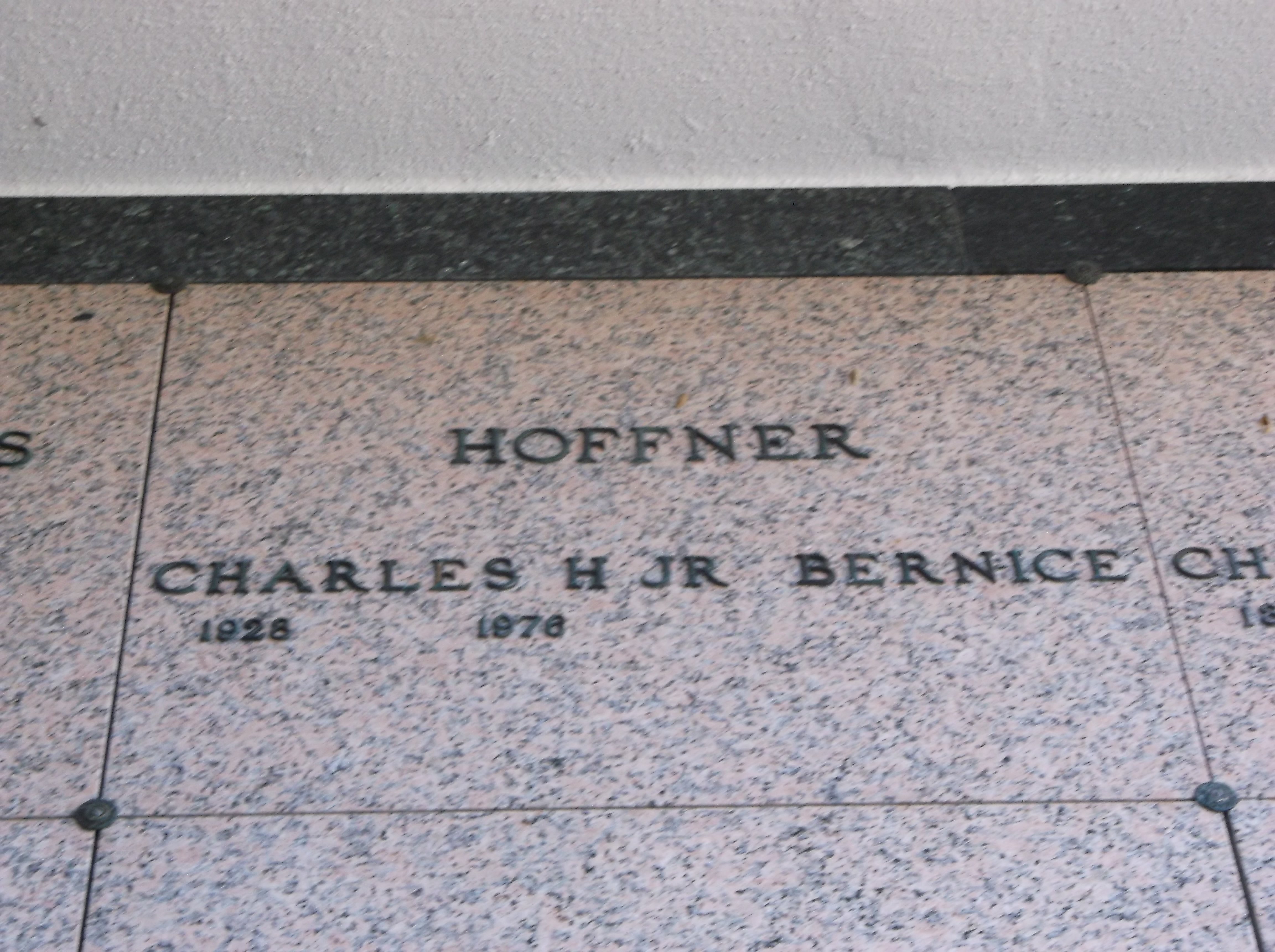 Charles H Hoffner, Jr