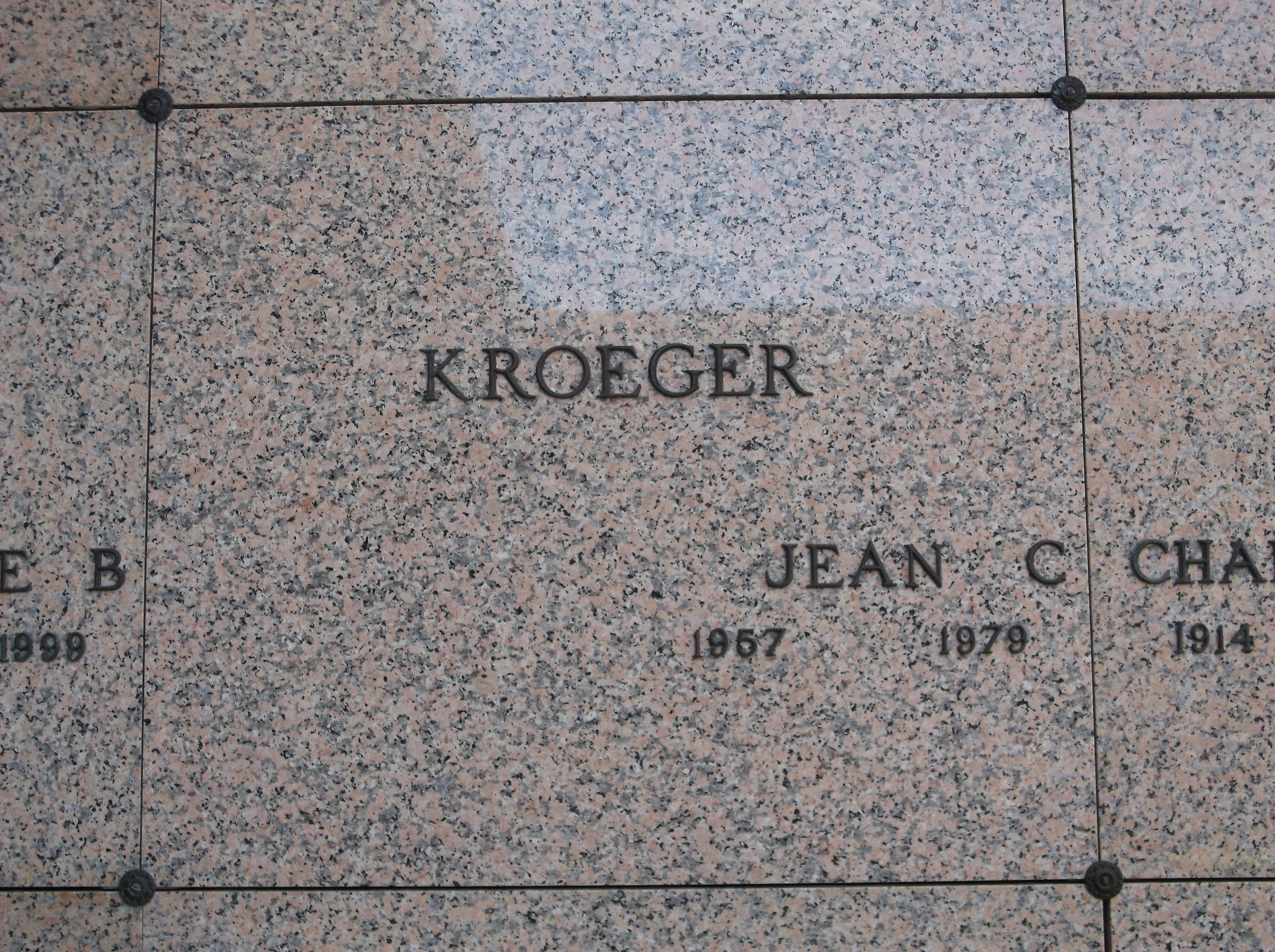 Jean C Kroeger