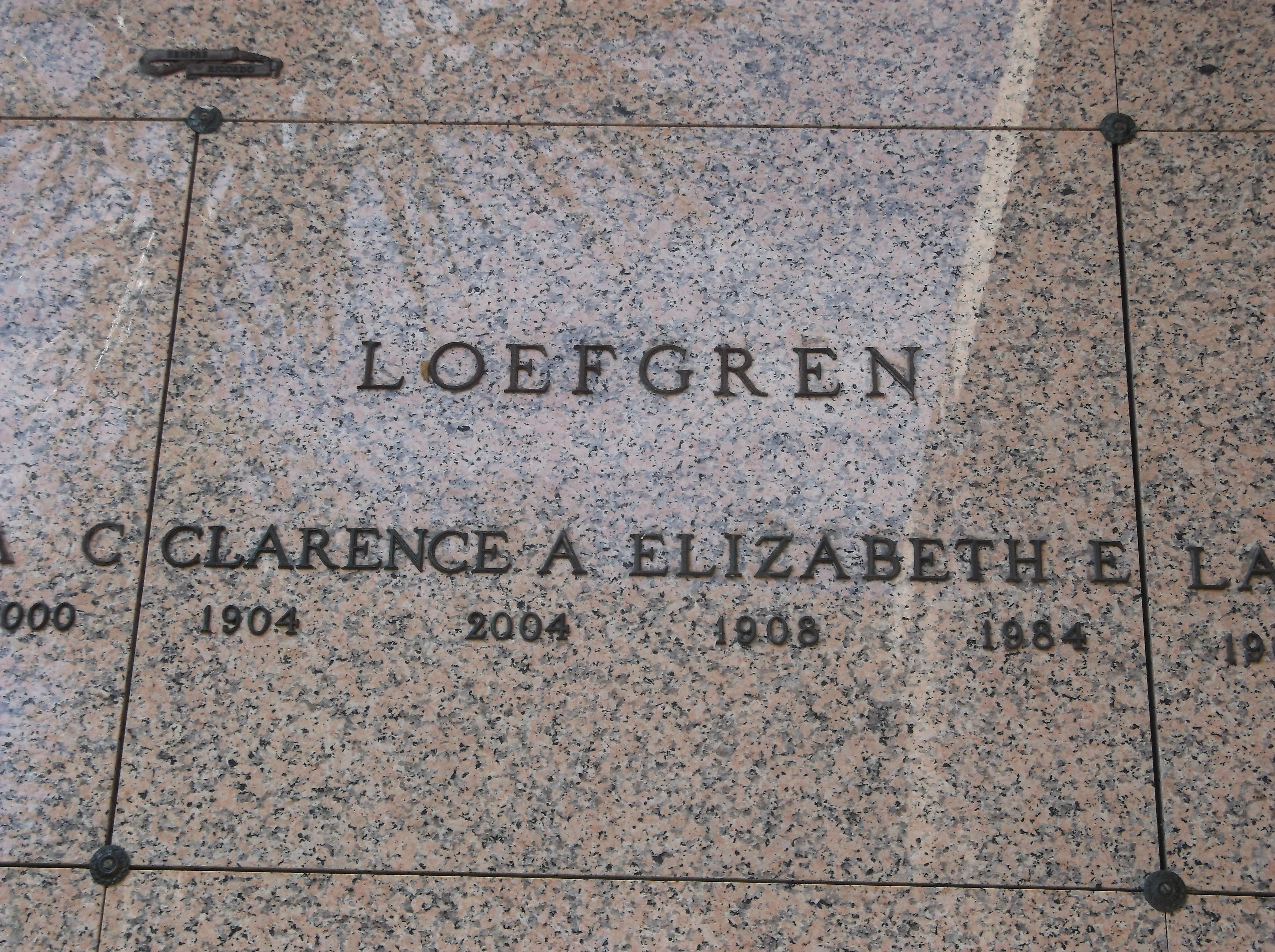 Elizabeth E Loefgren