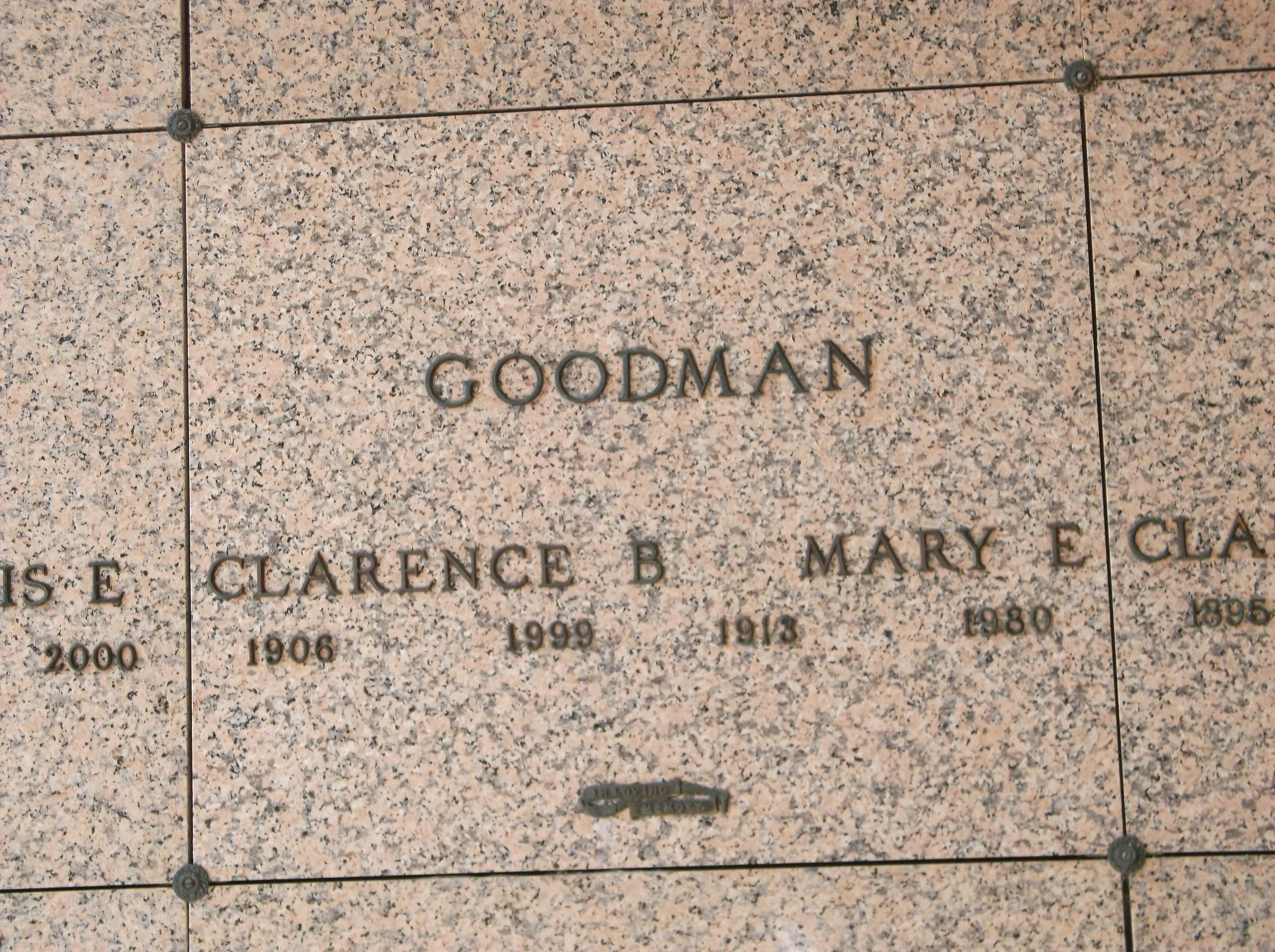 Clarence B Goodman
