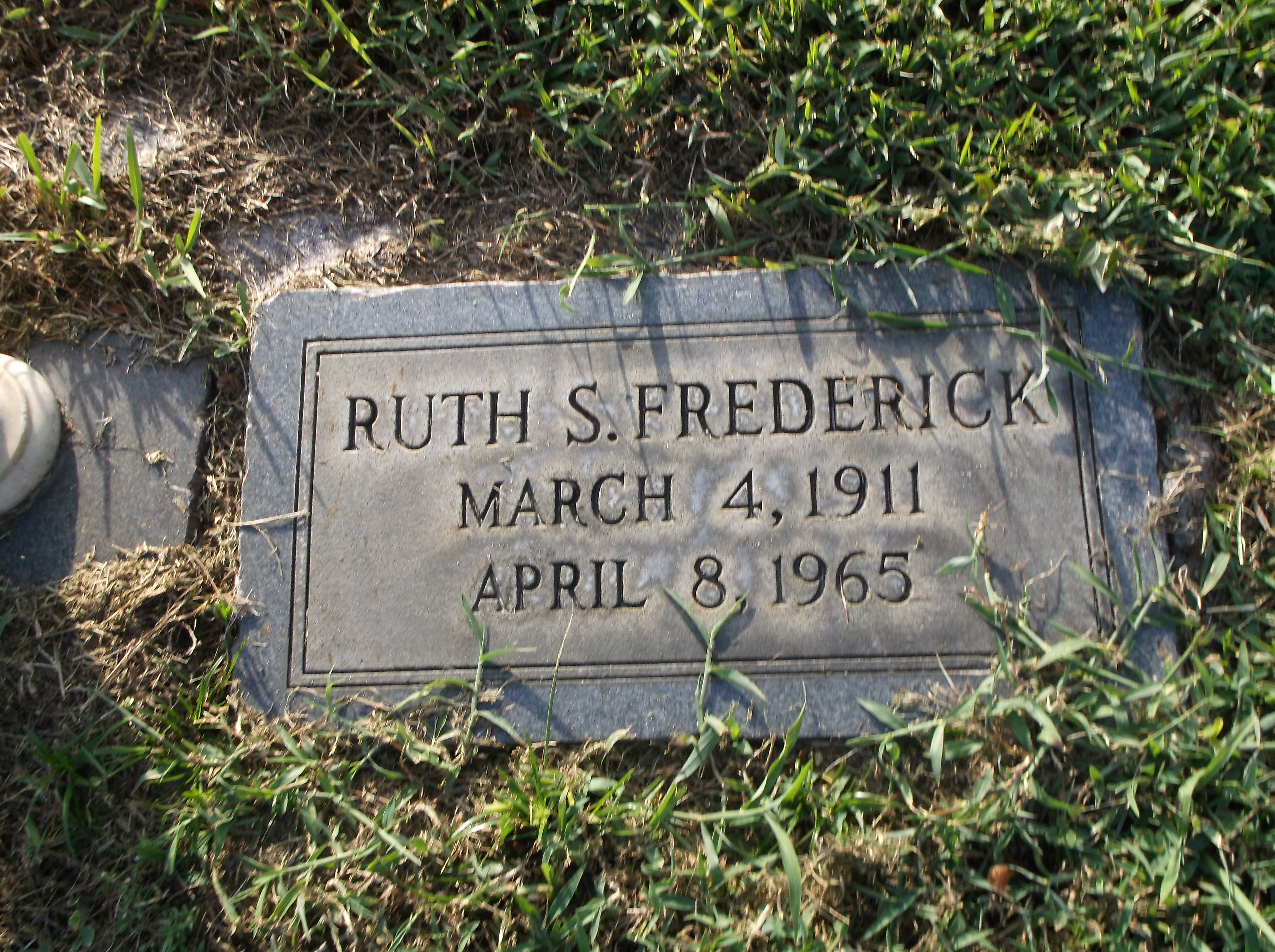 Ruth S Frederick
