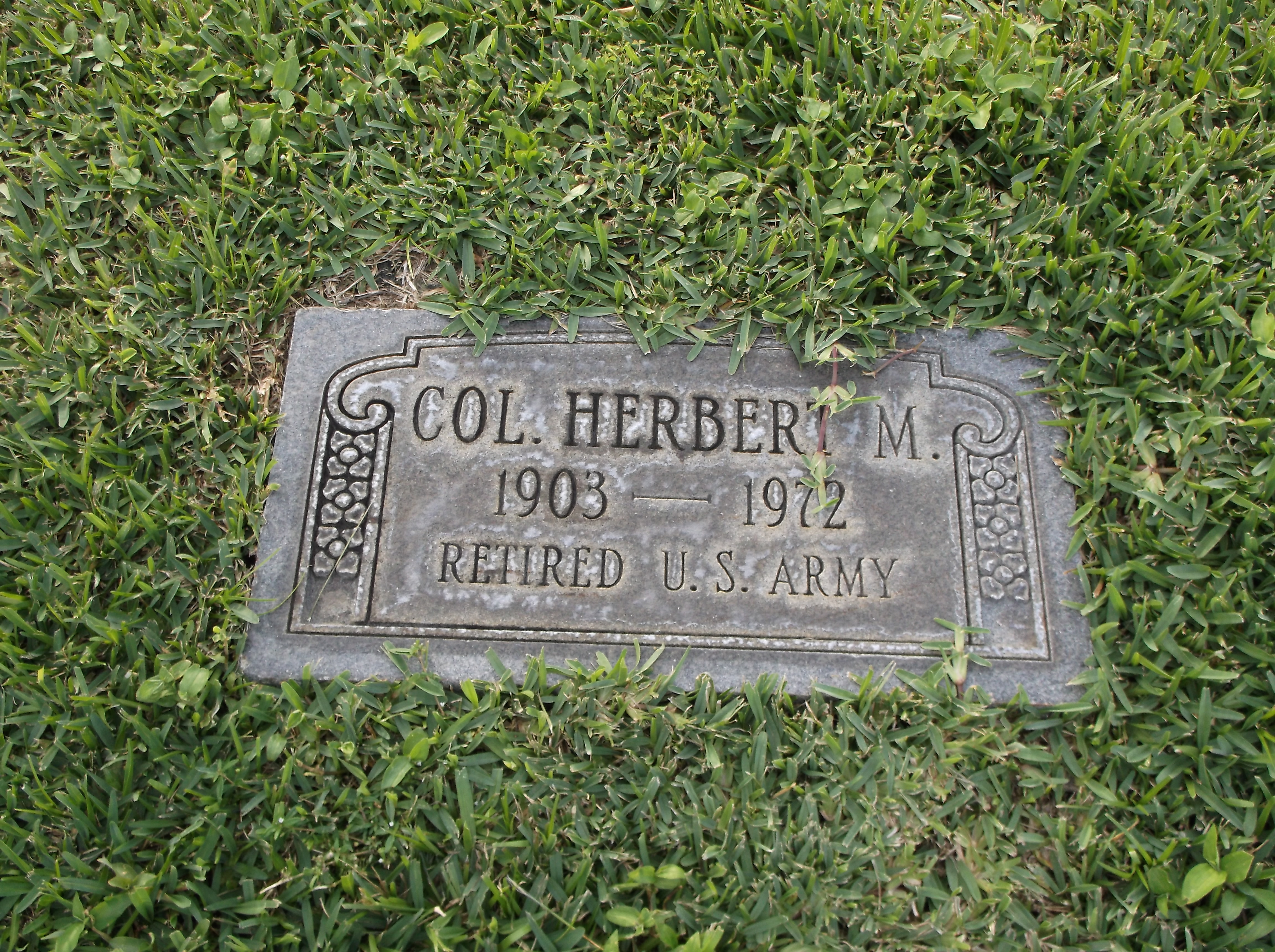 Col Herbert M Fitzgerald