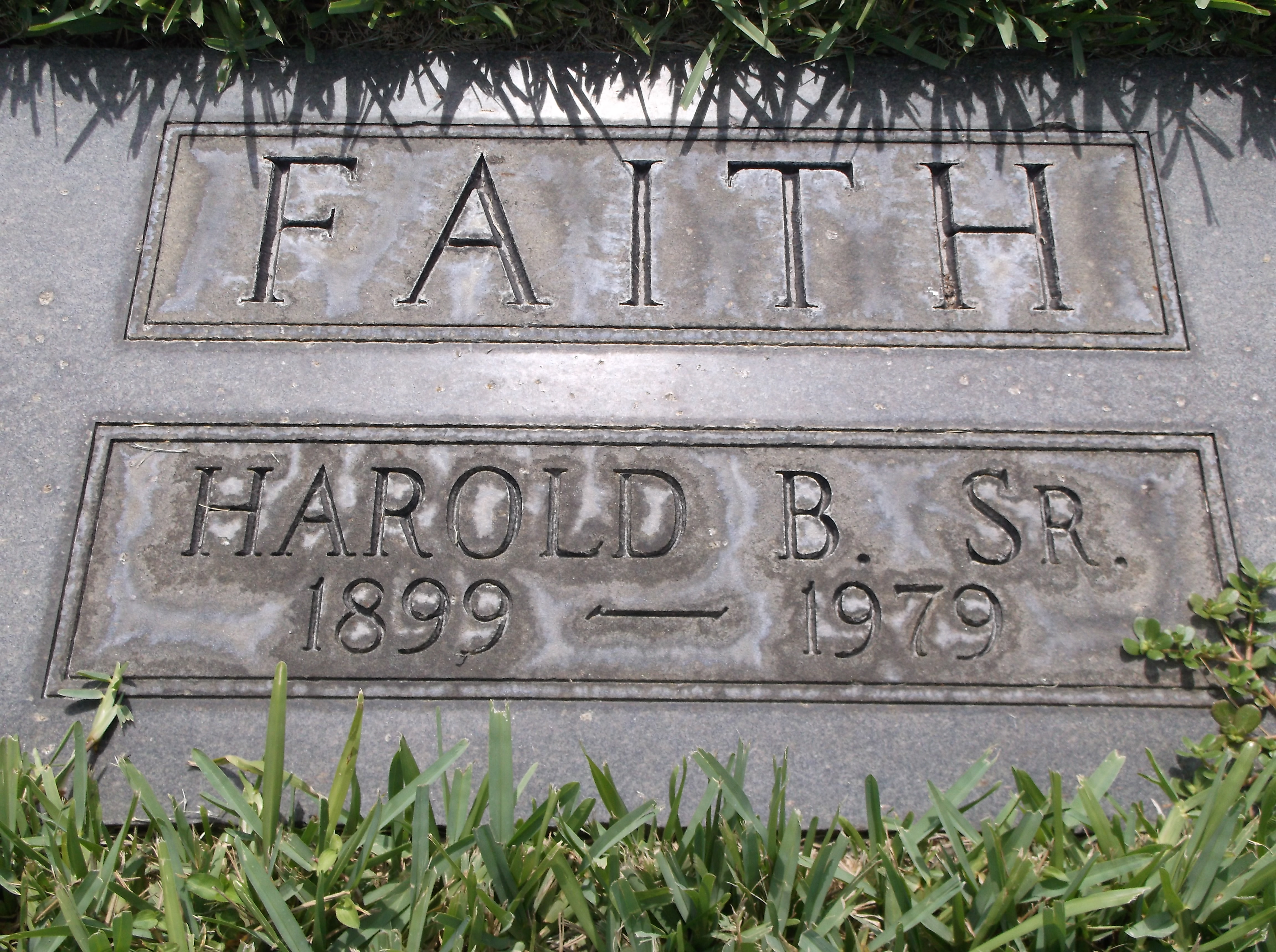 Harold B Faith, Sr