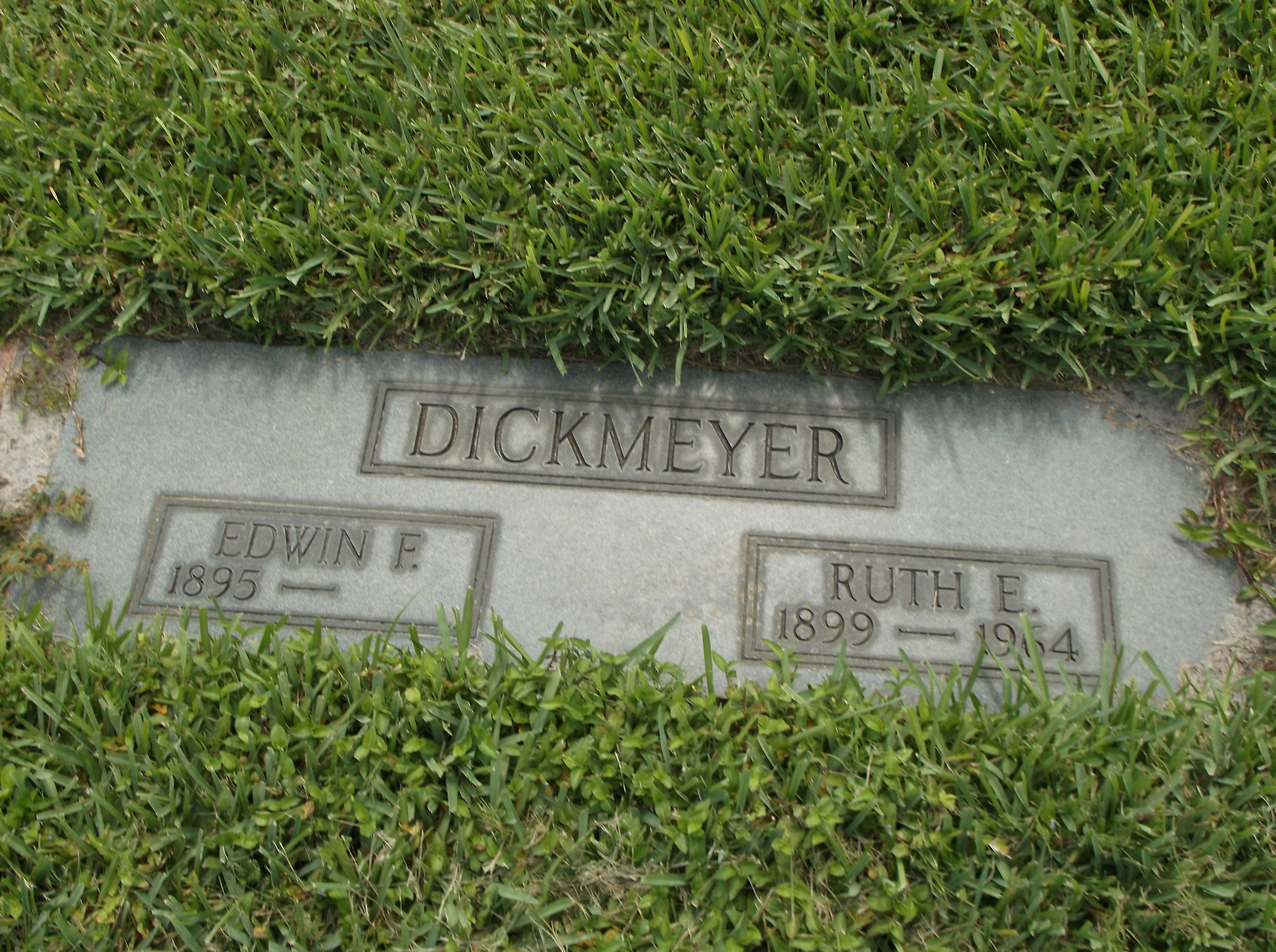 Edwin F Dickmeyer