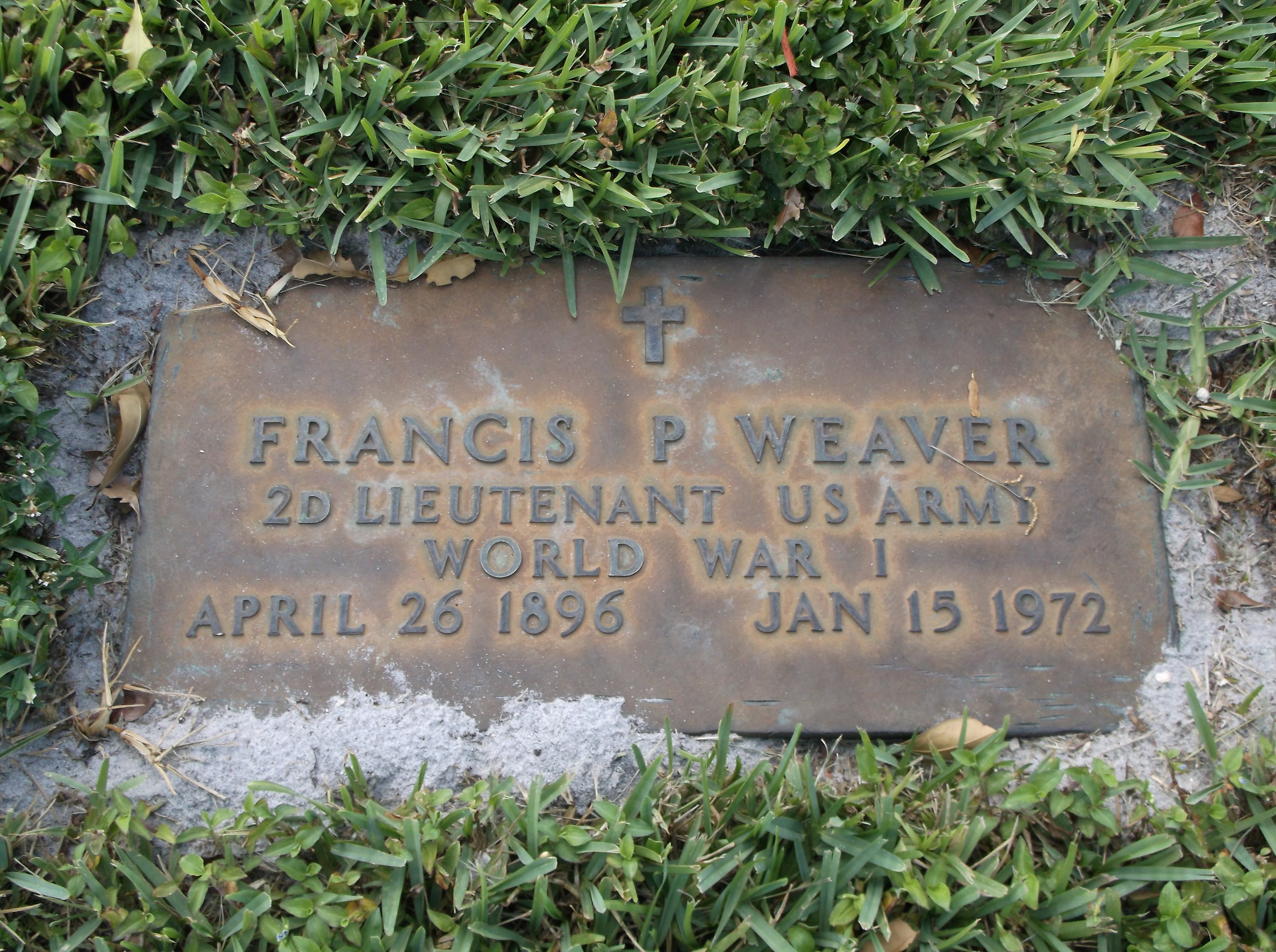 Francis P Weaver