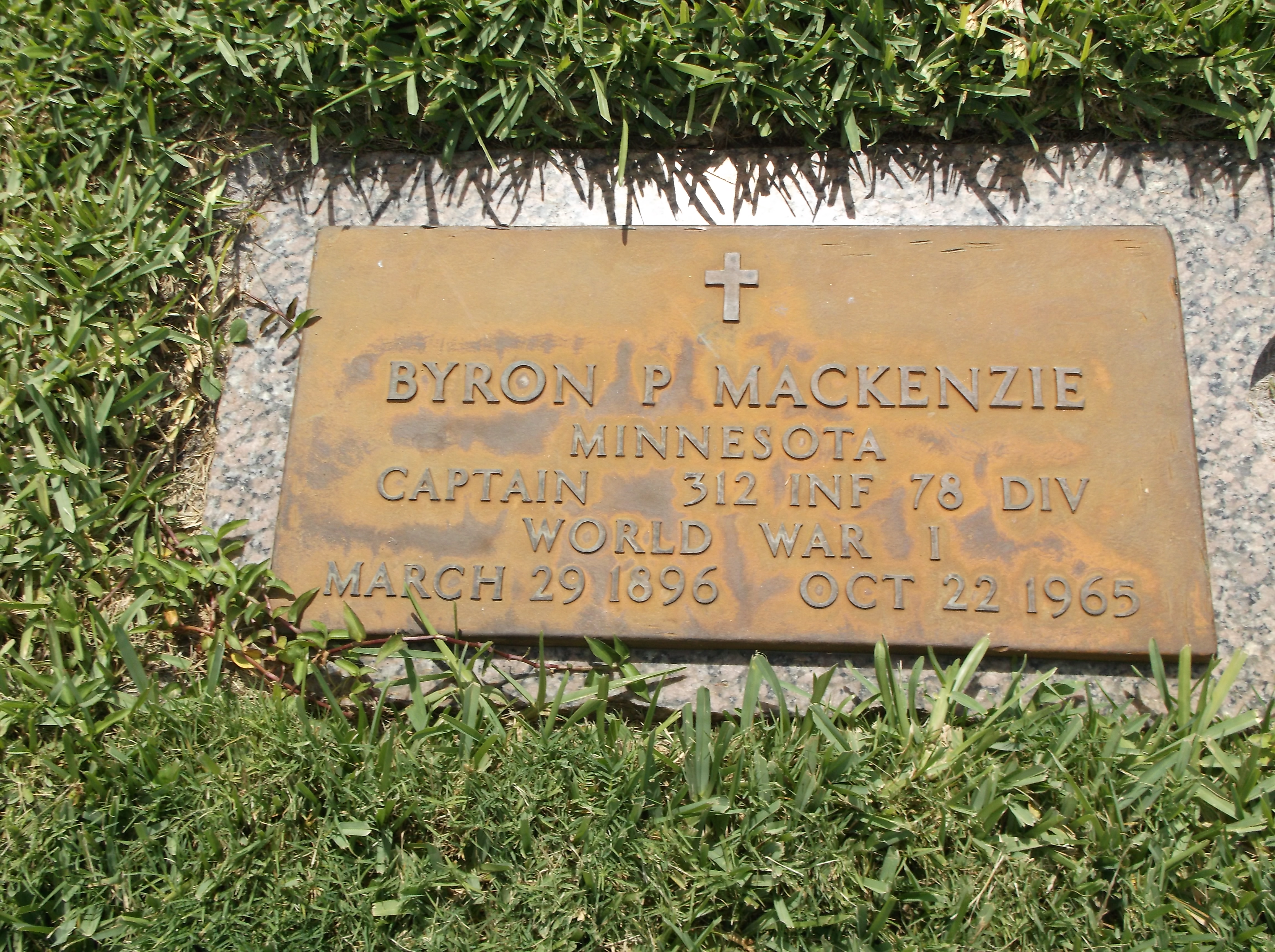 Byron P MacKenzie