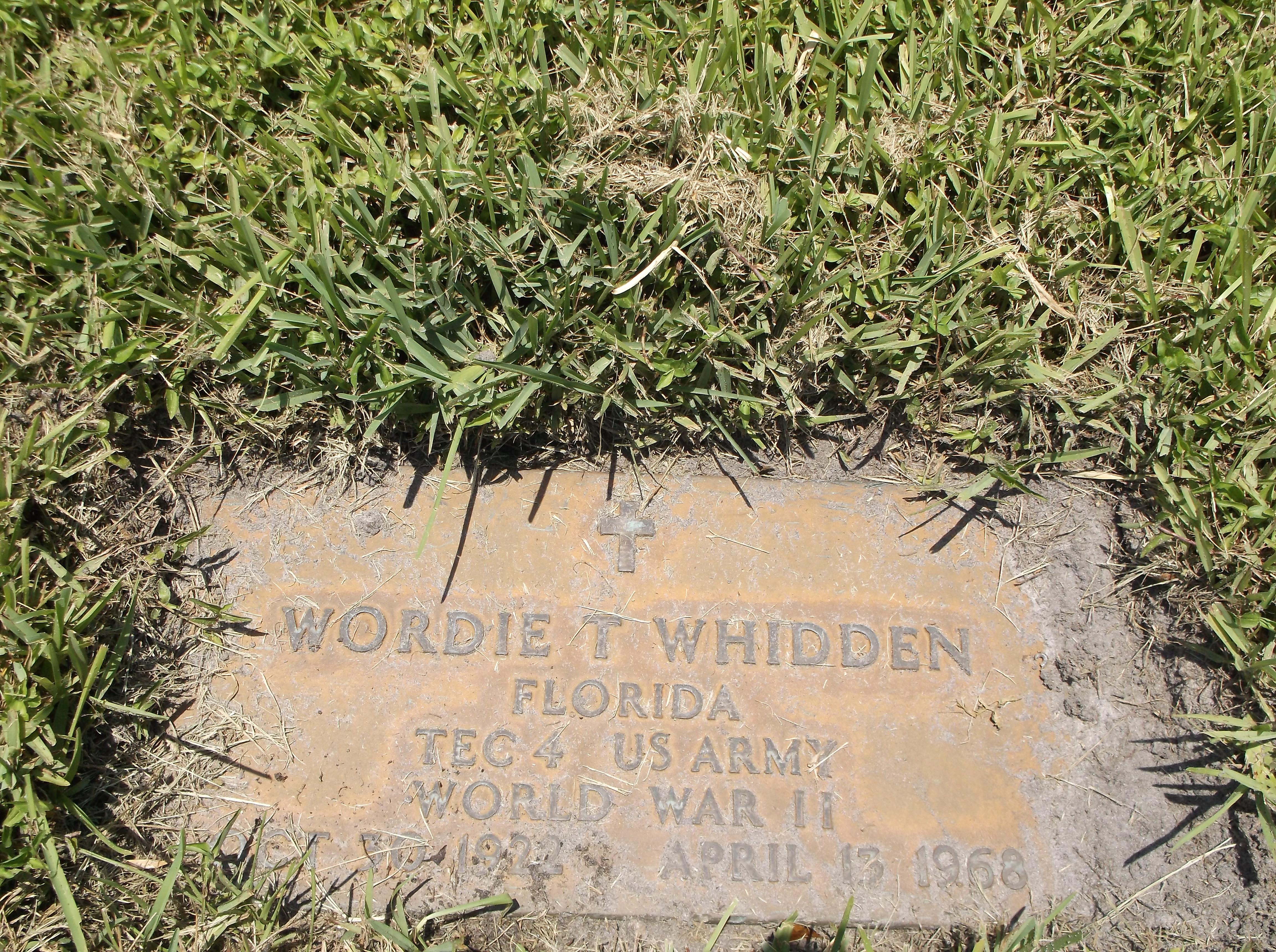 Wordie T Whidden