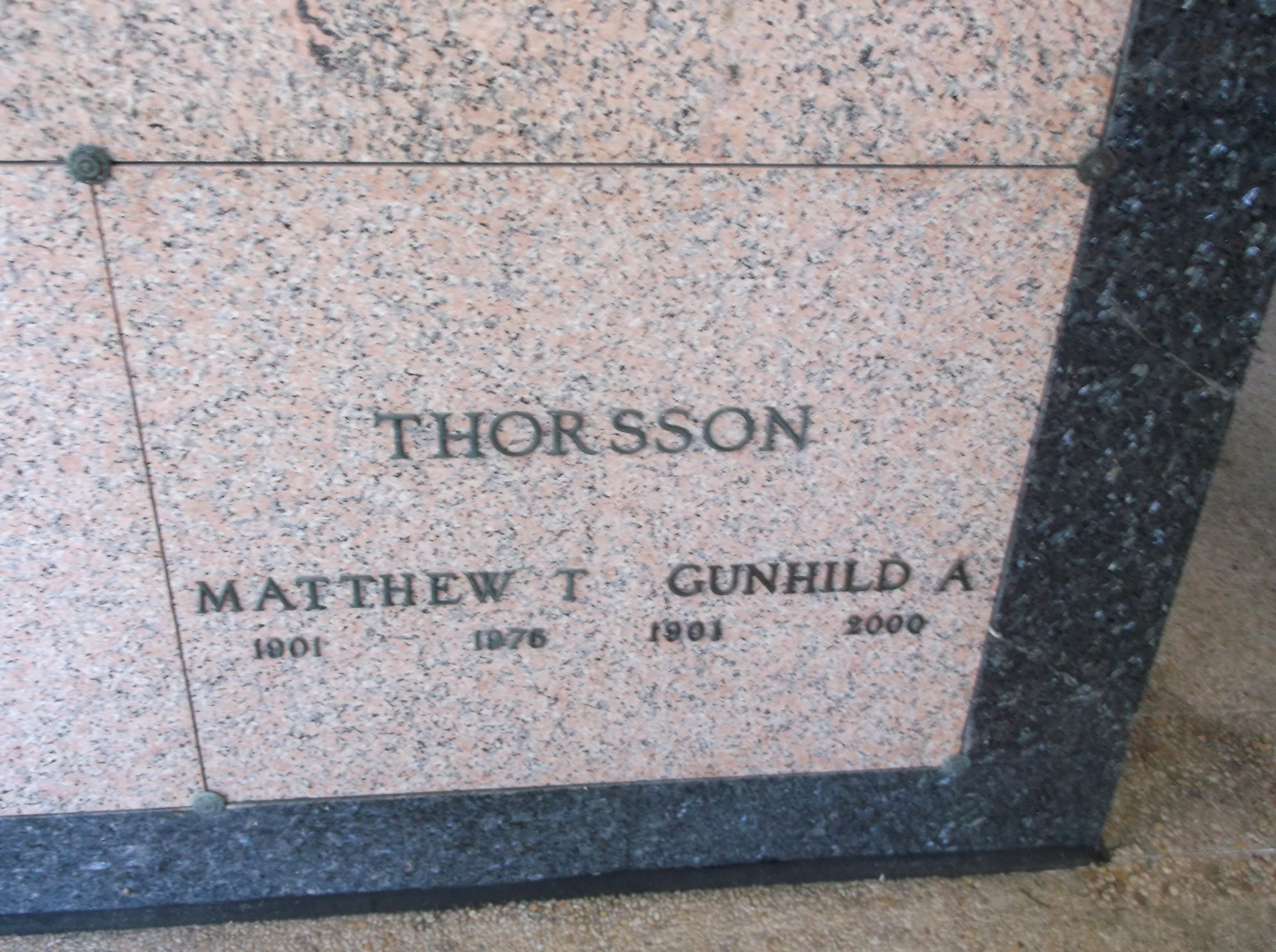 Matthew T Thorsson