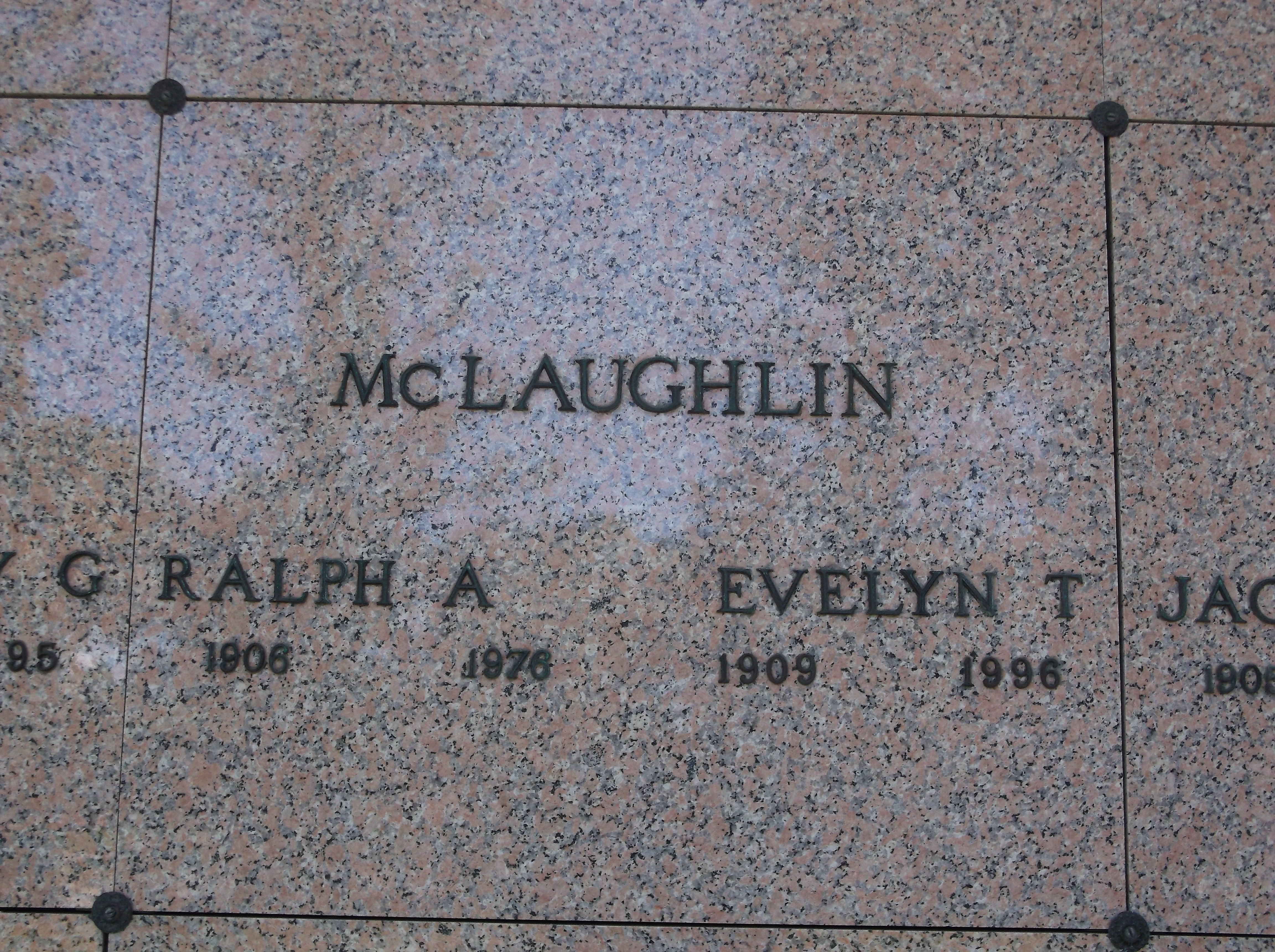 Ralph A McLaughlin
