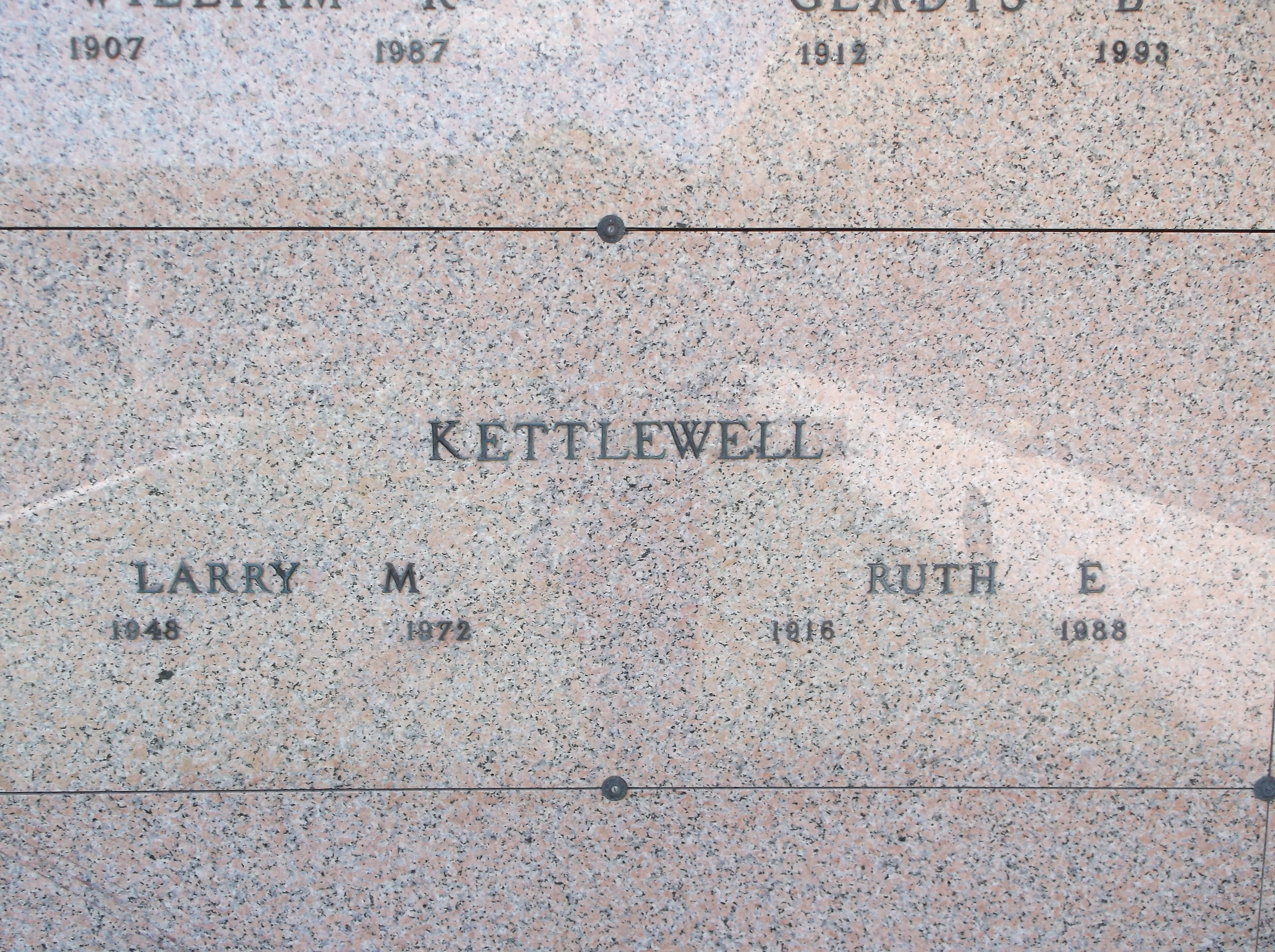 Ruth E Kettlewell