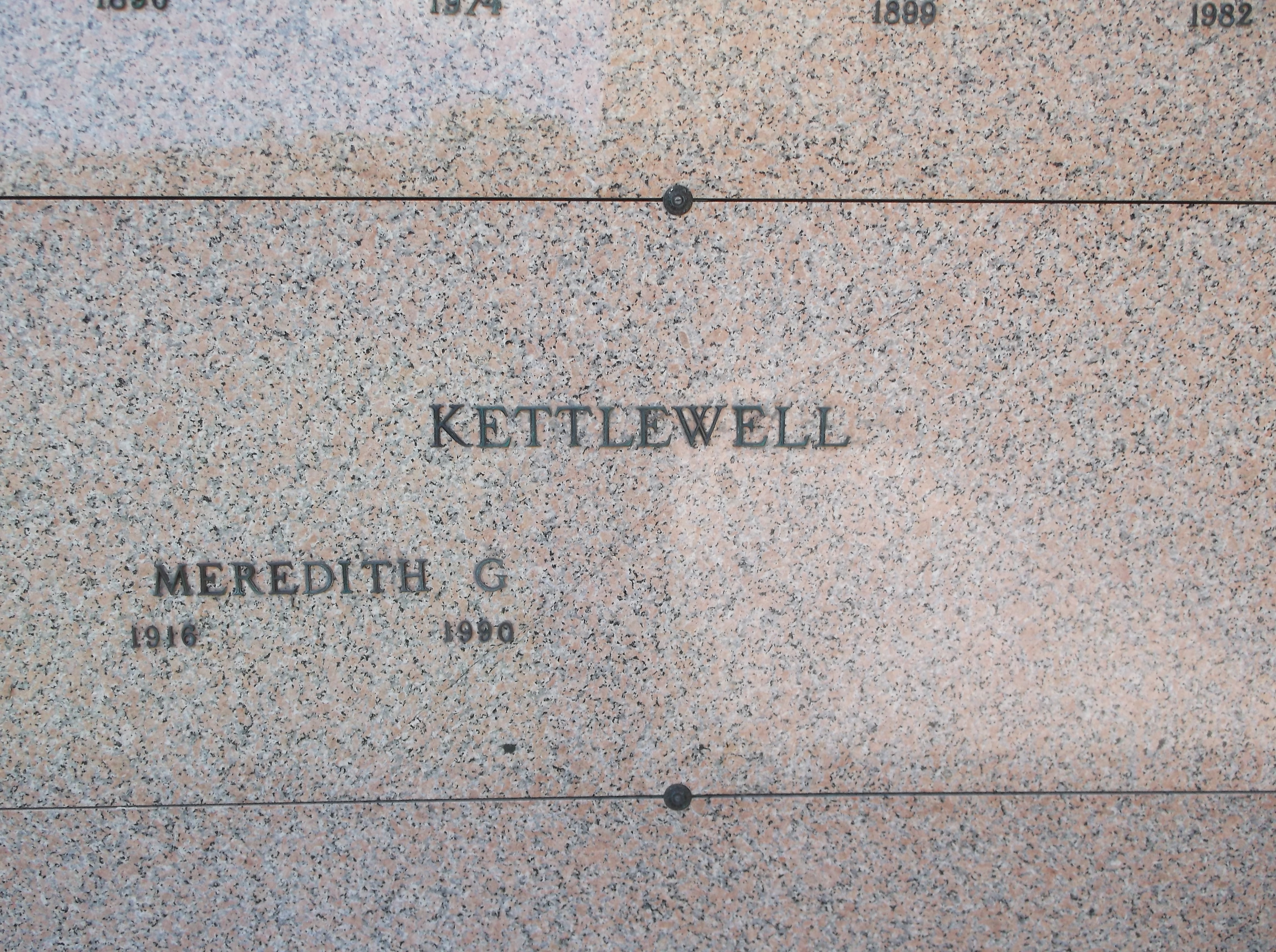 Meredith G Kettlewell