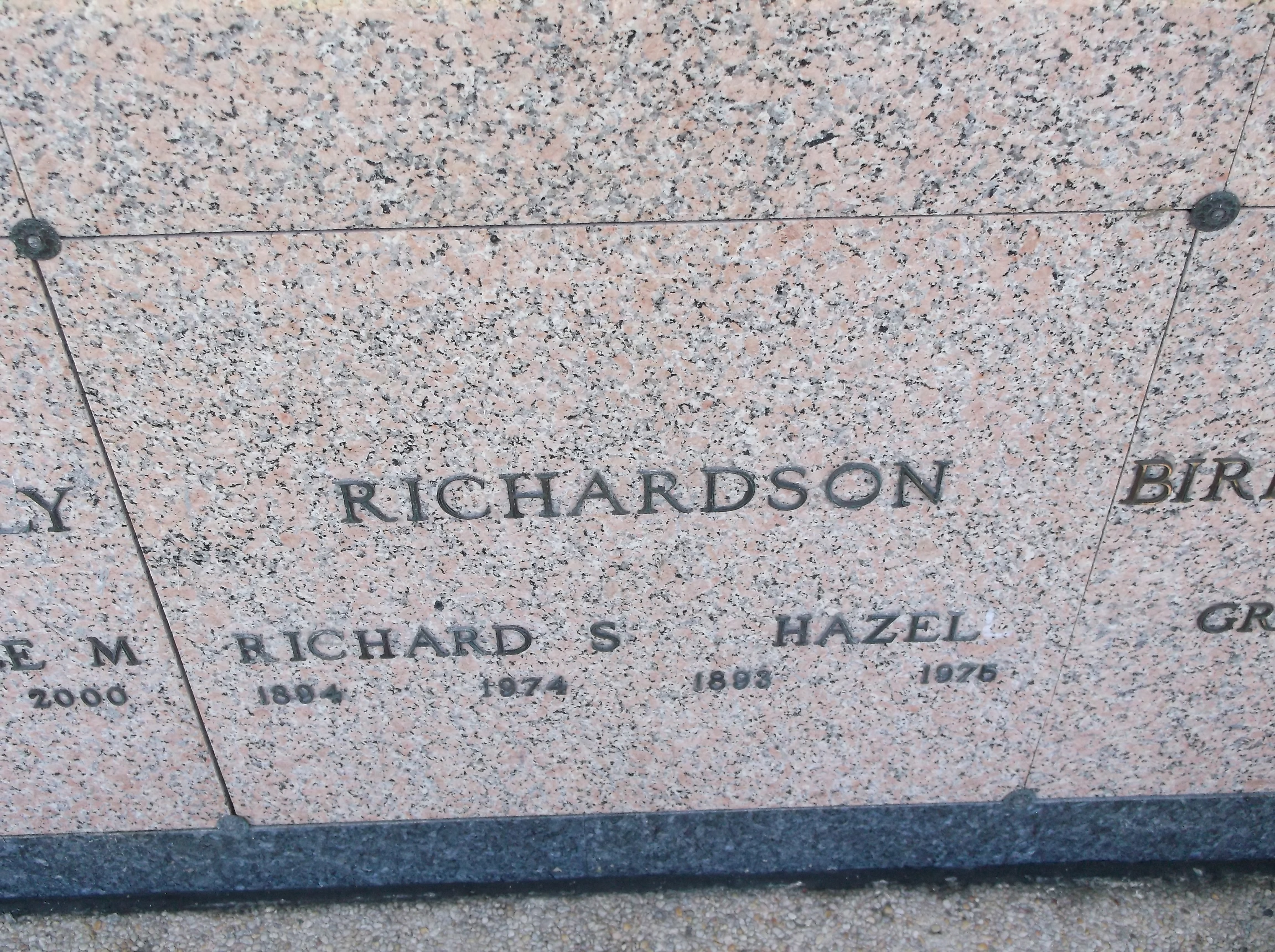 Richard S Richardson