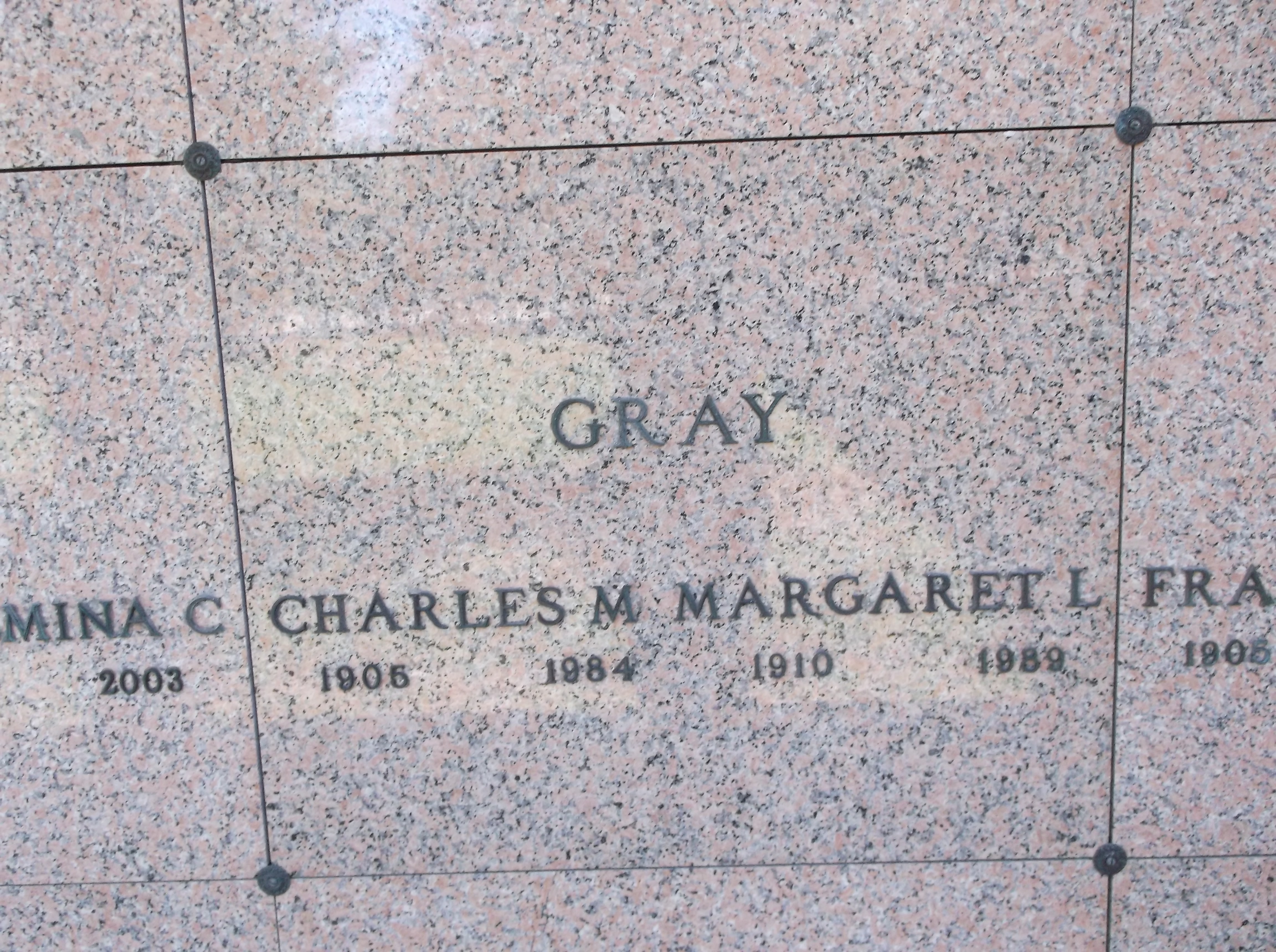 Margaret L Gray
