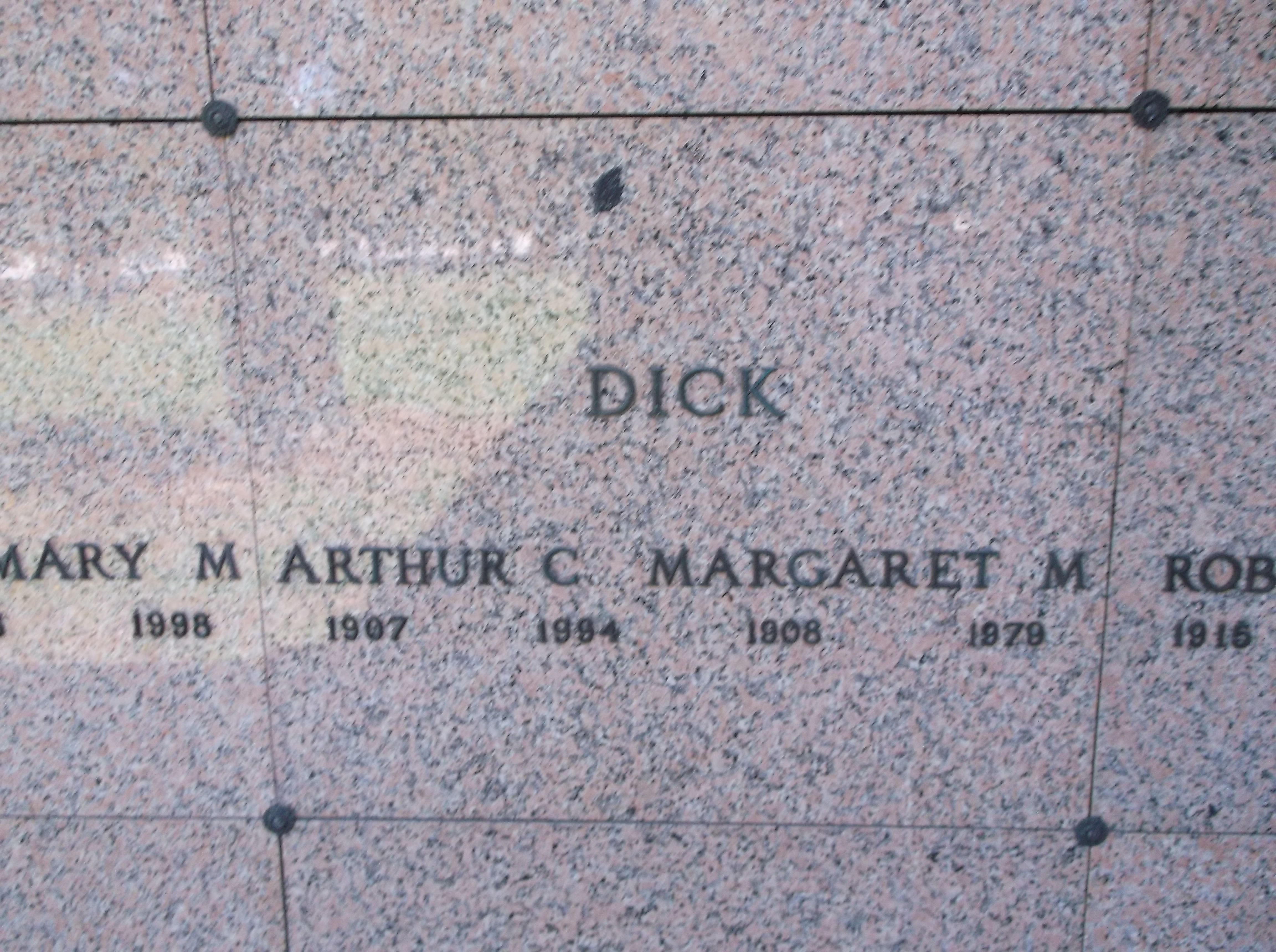 Margaret M Dick