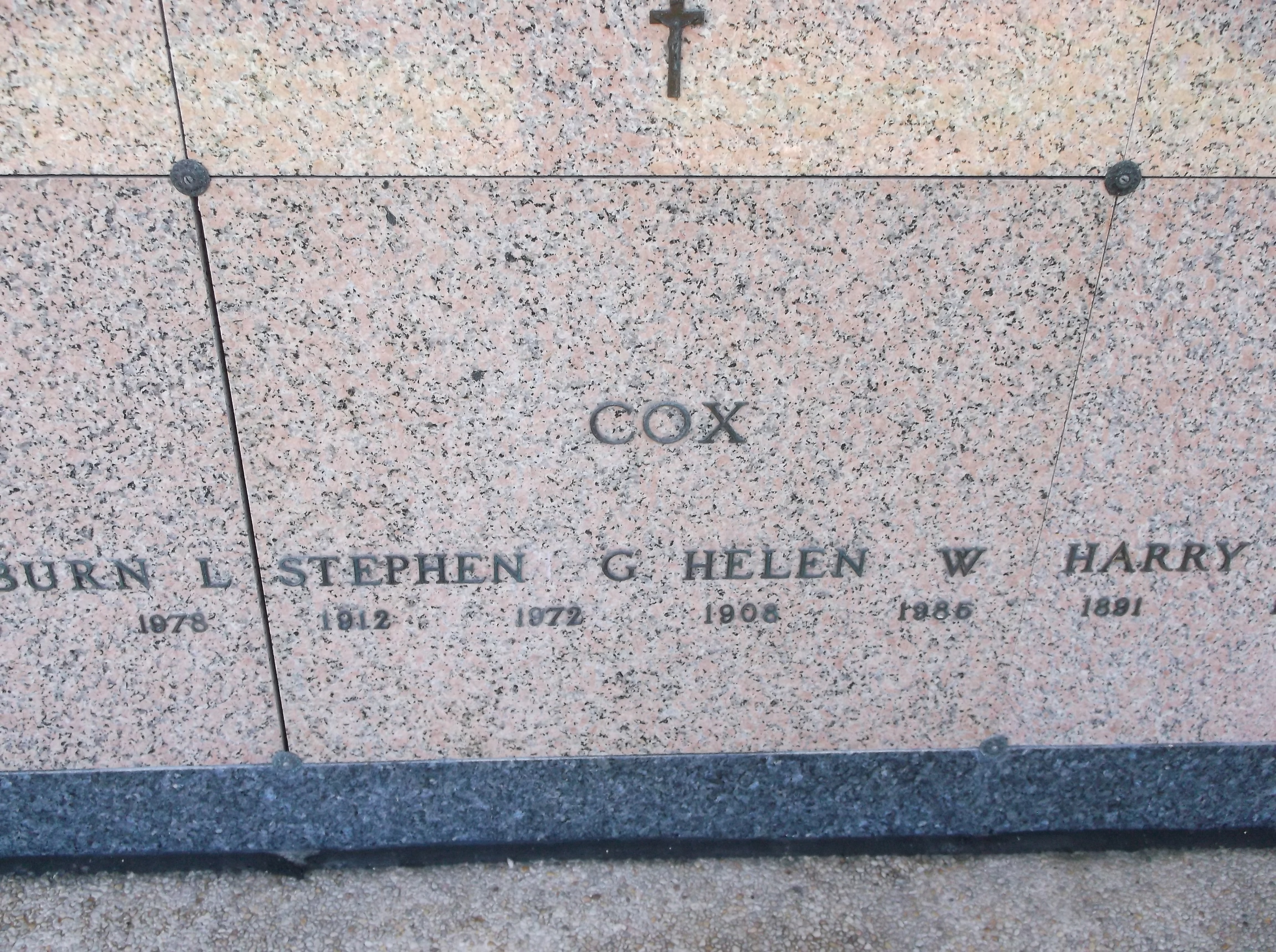 Stephen G Cox
