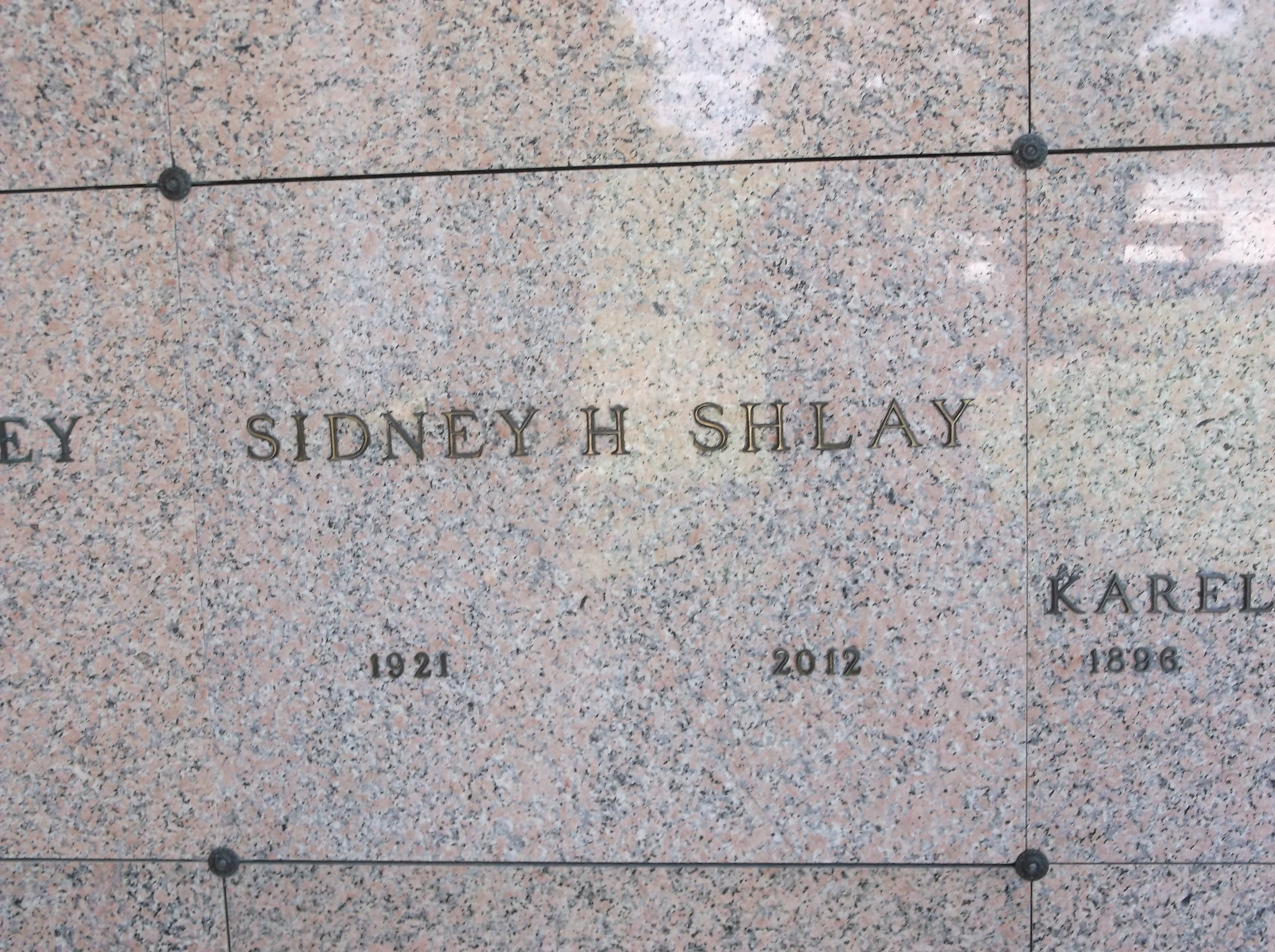 Sidney H Shlay