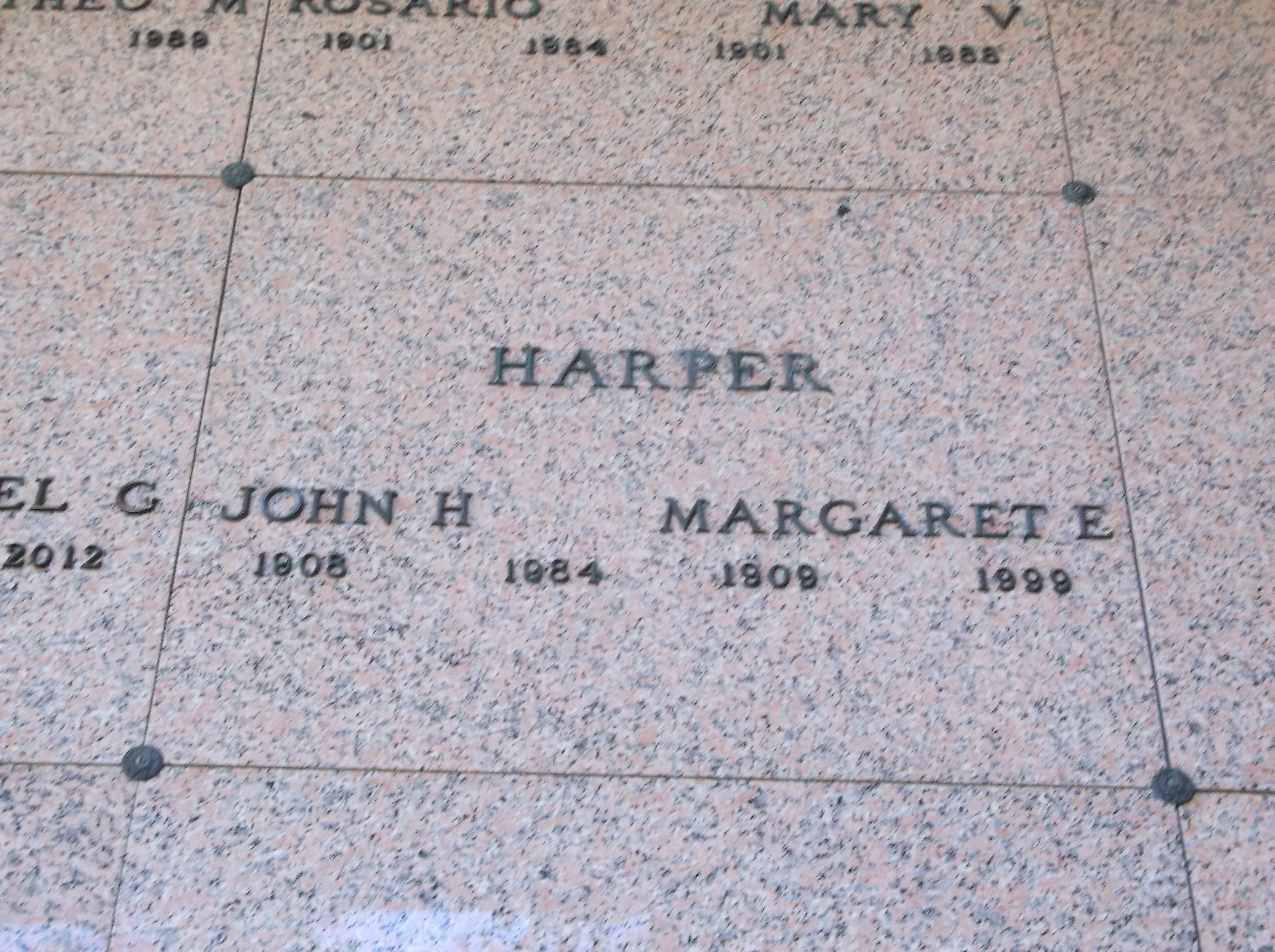 Margaret E Harper
