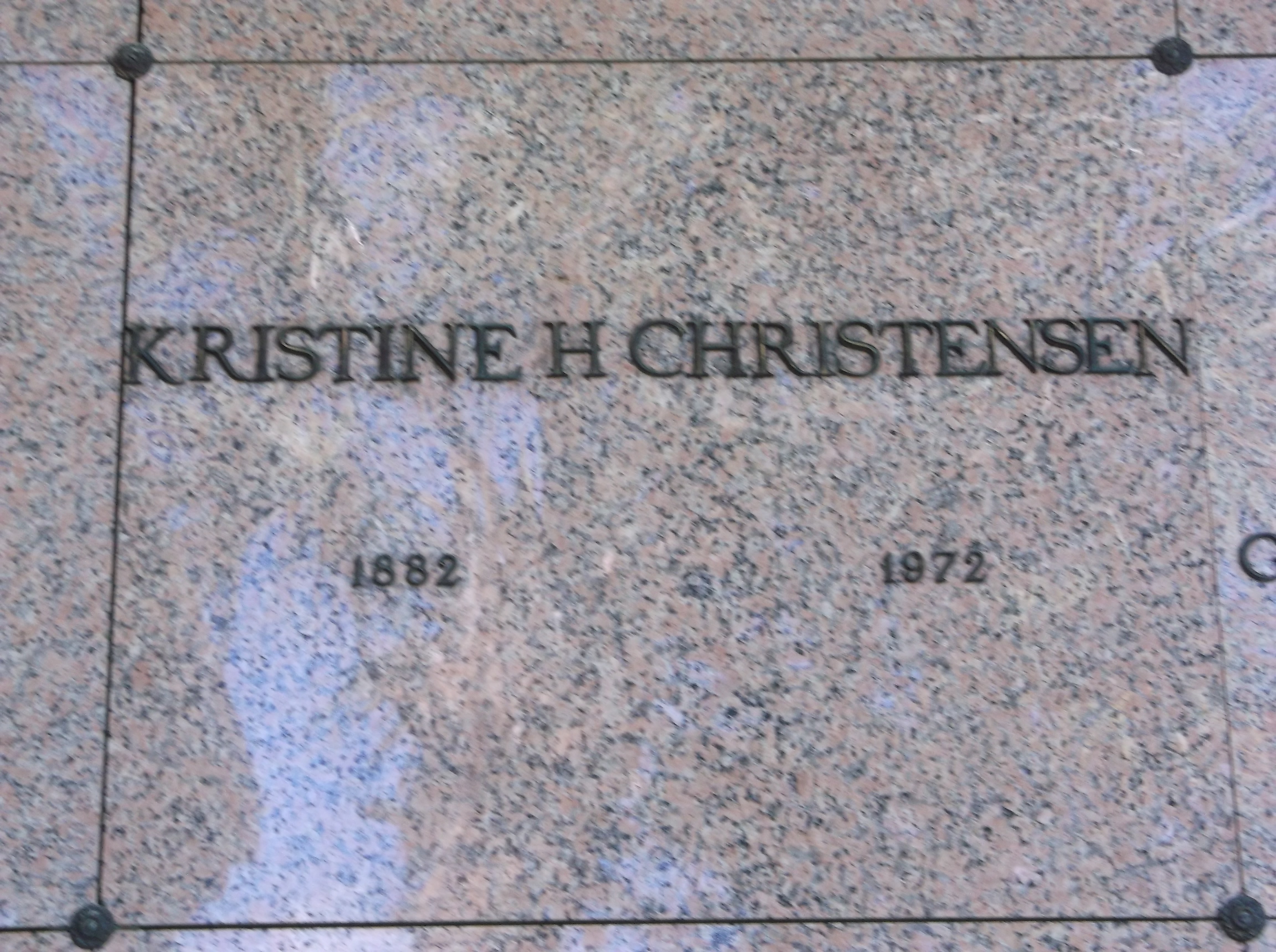 Kristine H Christensen