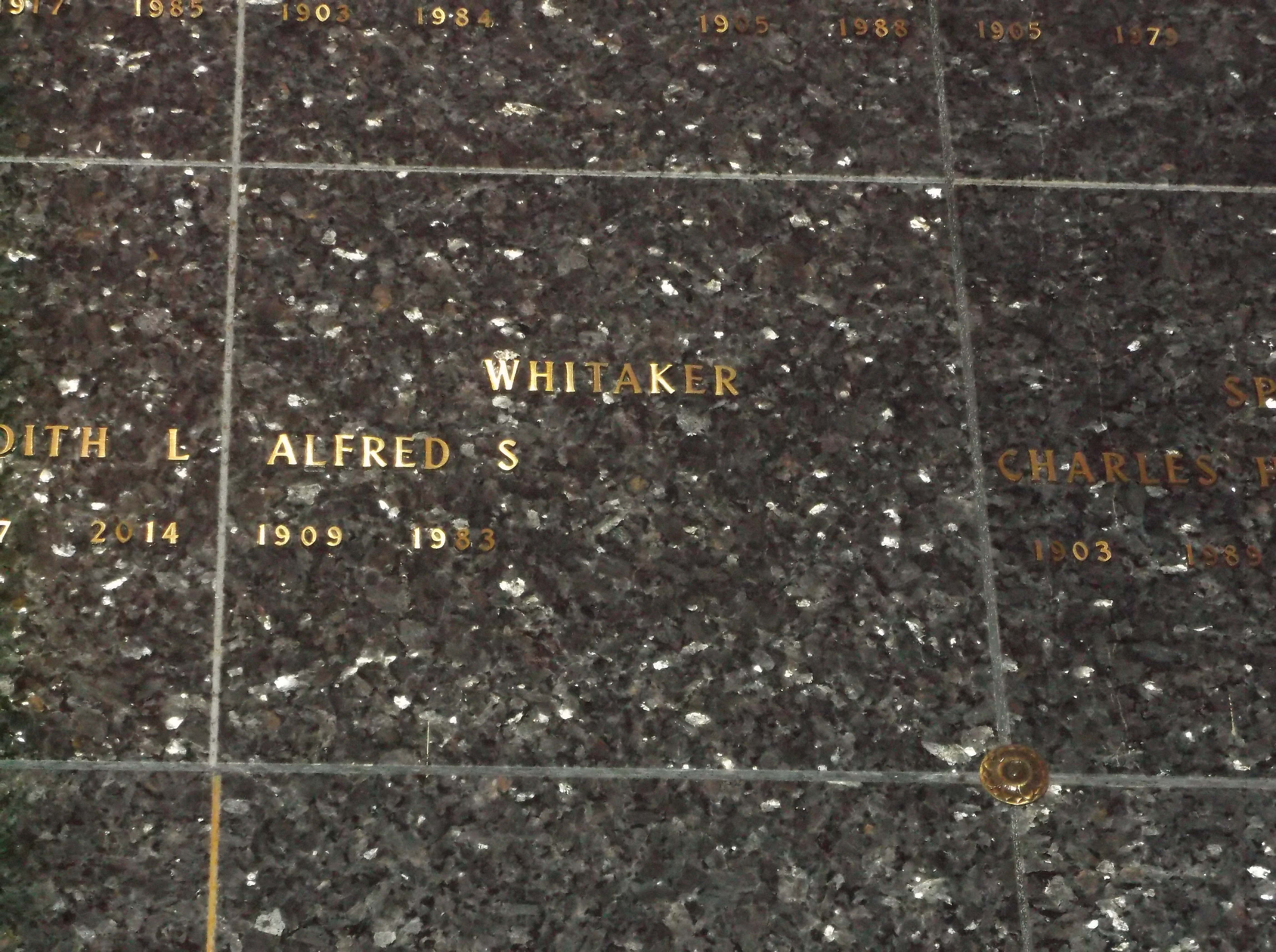 Alfred S Whitaker