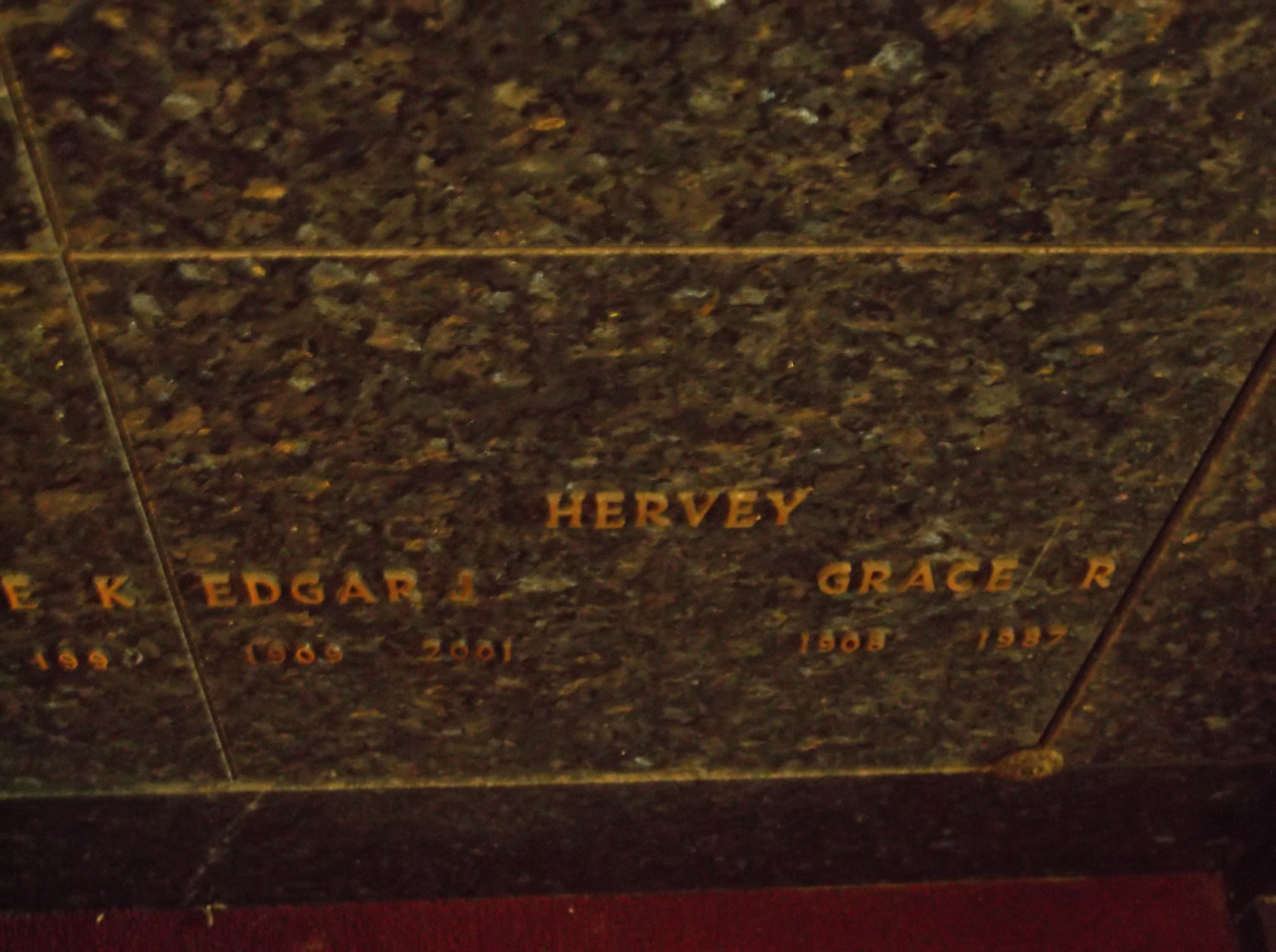Edgar J Hervey