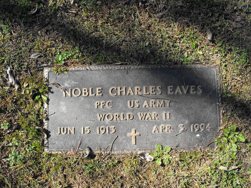 PFC Noble Charles Eaves