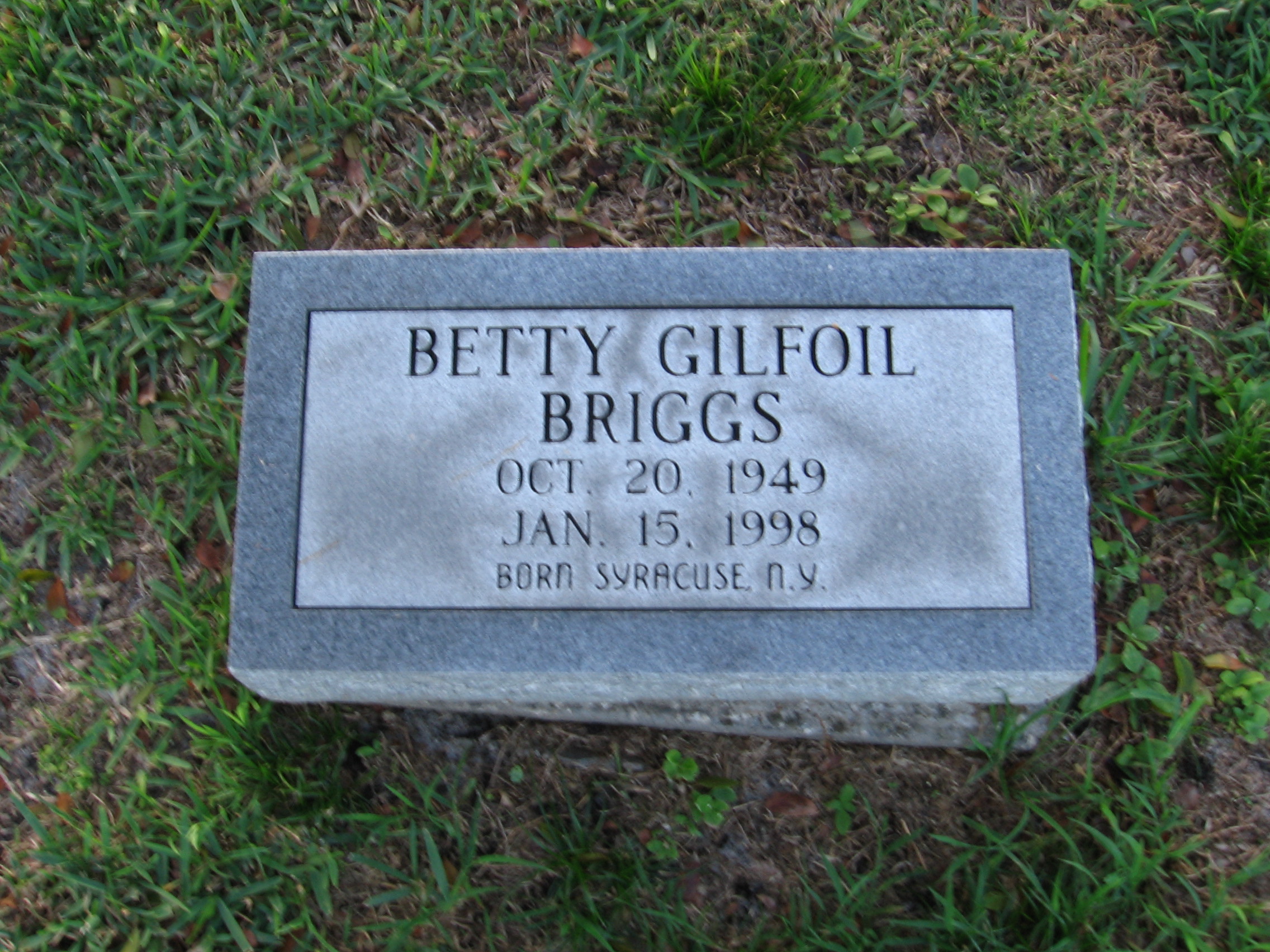 Betty Gilfoil Briggs
