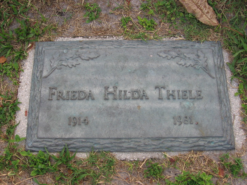 Frieda Hilda Thiele