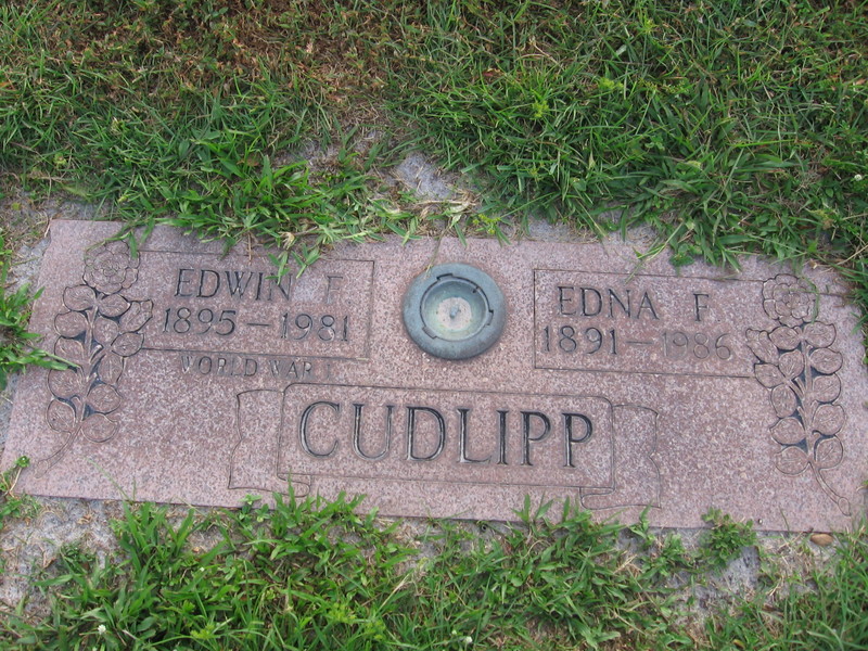 Edwin F Cudlipp