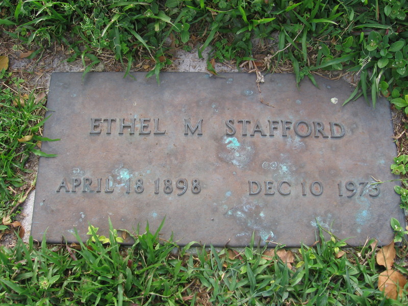 Ethel M Stafford